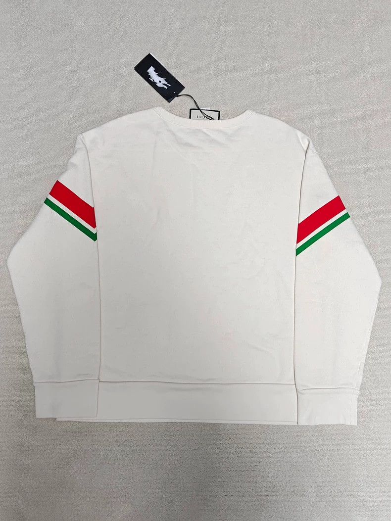 Gucci Gucci Striped printed pullover long-sleeved sweatshirt 2502 Size US L / EU 52-54 / 3 - 2 Thumbnail