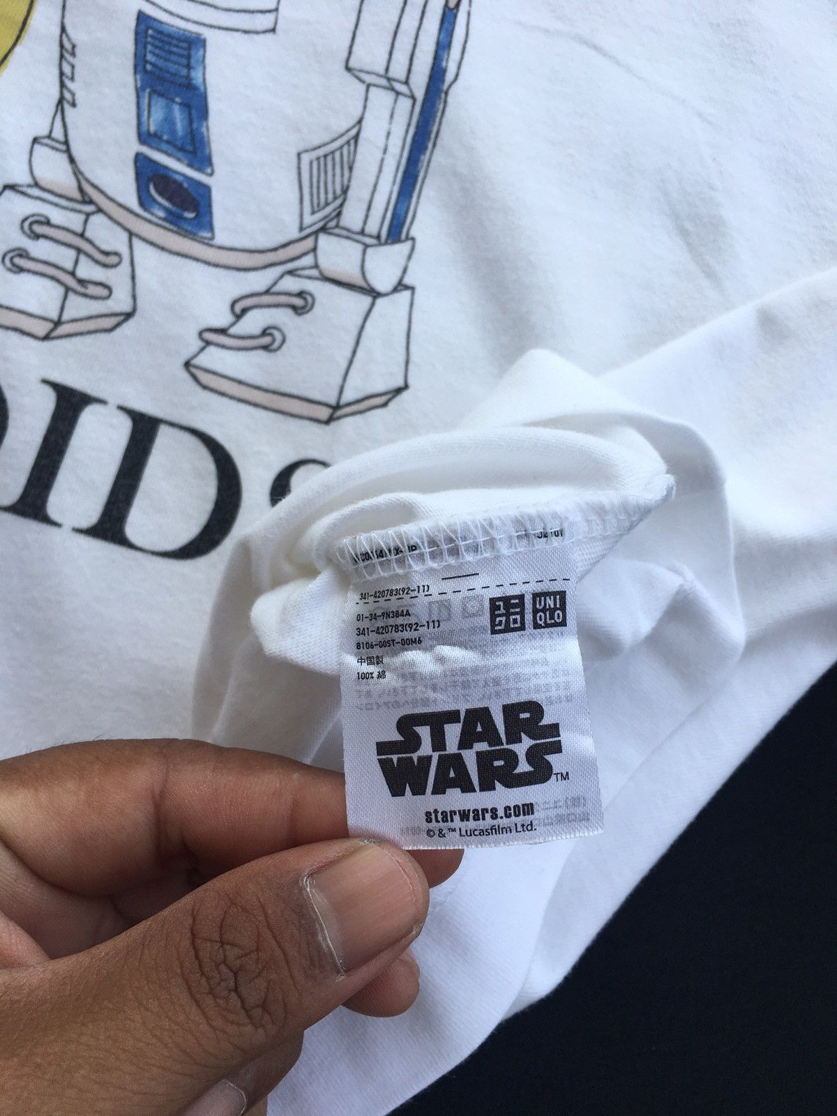 Jun Takahashi Rare Uniqlo Droids Jun Takahashi Tshirt Size US L / EU 52-54 / 3 - 10 Thumbnail