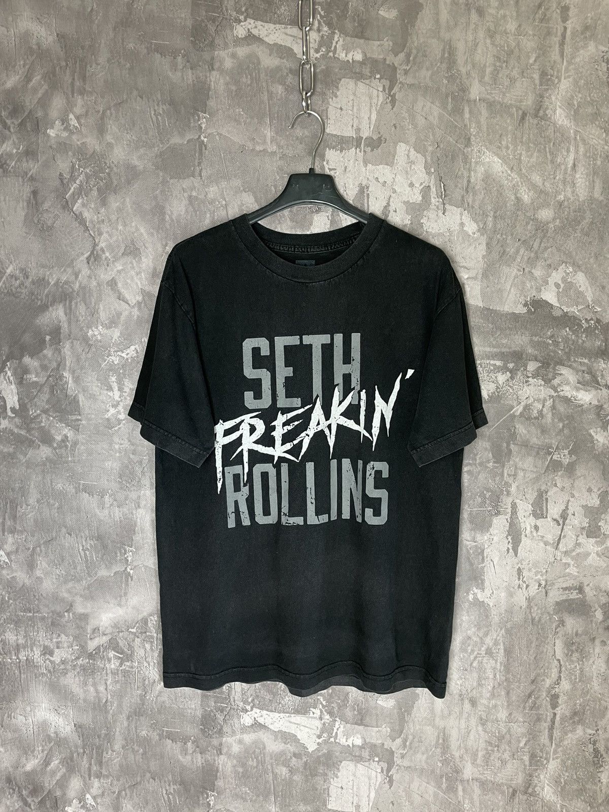 Band Tees × Vintage × WWE Mens WWE Seth Freakin' Rollins T Shirt Black Size M Medium Size US M / EU 48-50 / 2 - 1 Thumbnail
