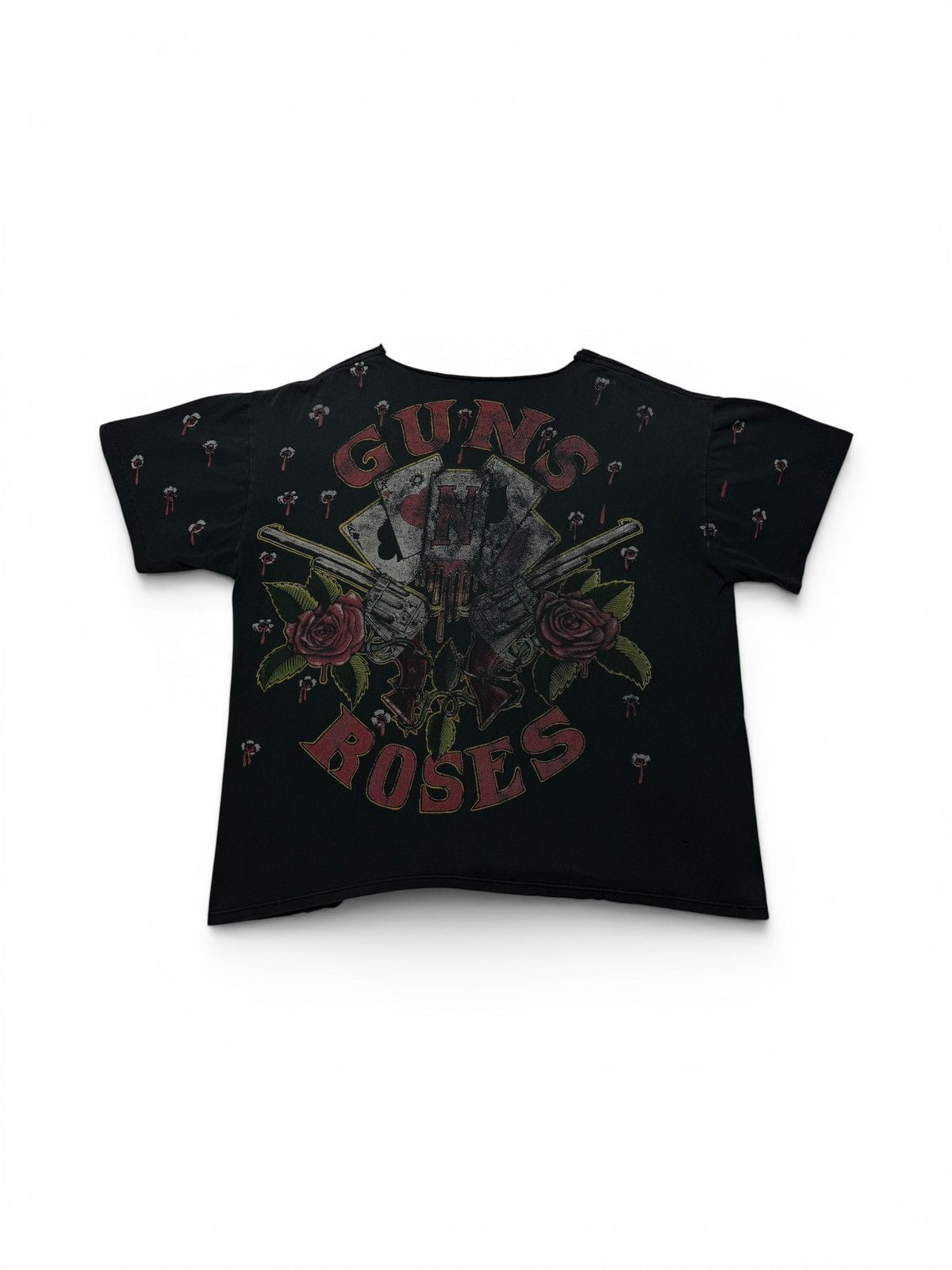 Band Tees Vintage 90’s Guns N Roses AOP Band Tee Shirt Size US XL / EU 56 / 4 - 7 Thumbnail