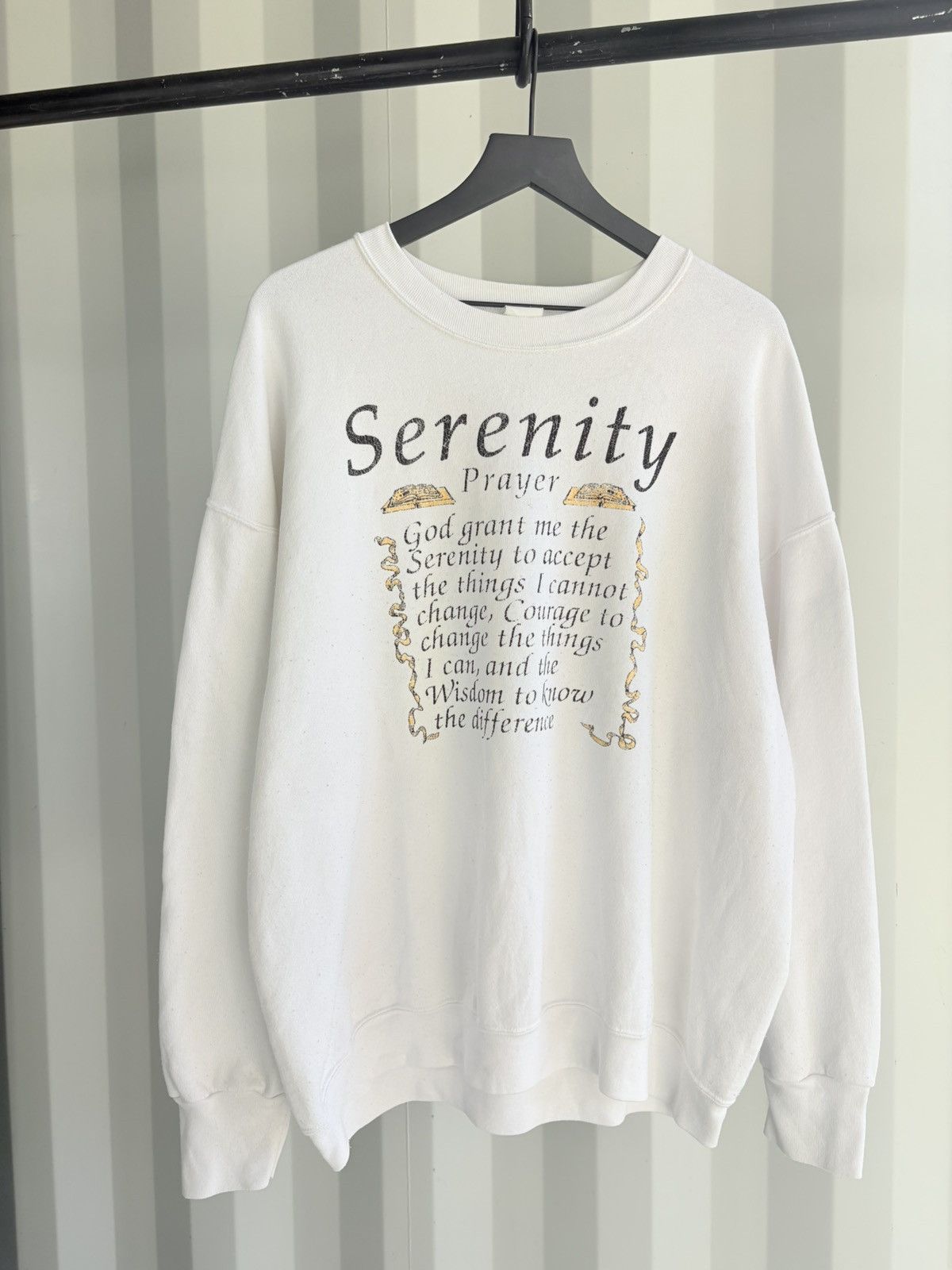 Vintage Serenity Jesus Faded Sweatshirt Distressed ERD Grunge WCC Size US XL / EU 56 / 4 - 2 Thumbnail