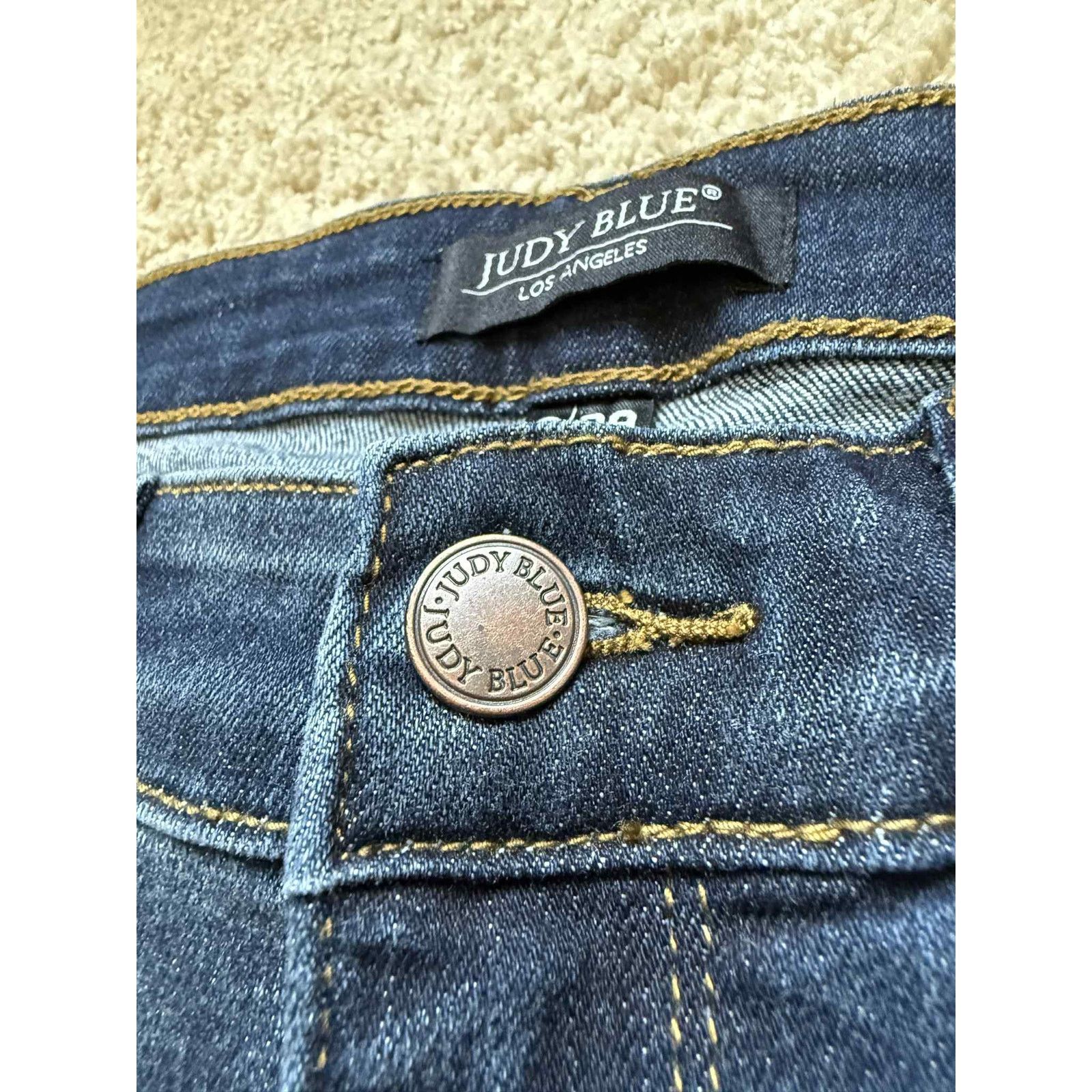 Judy Blue Judy Blue Relaxed Fit Denim Skinny Cropped Jeans Blue 9 / 29 Size 29" - 8 Thumbnail