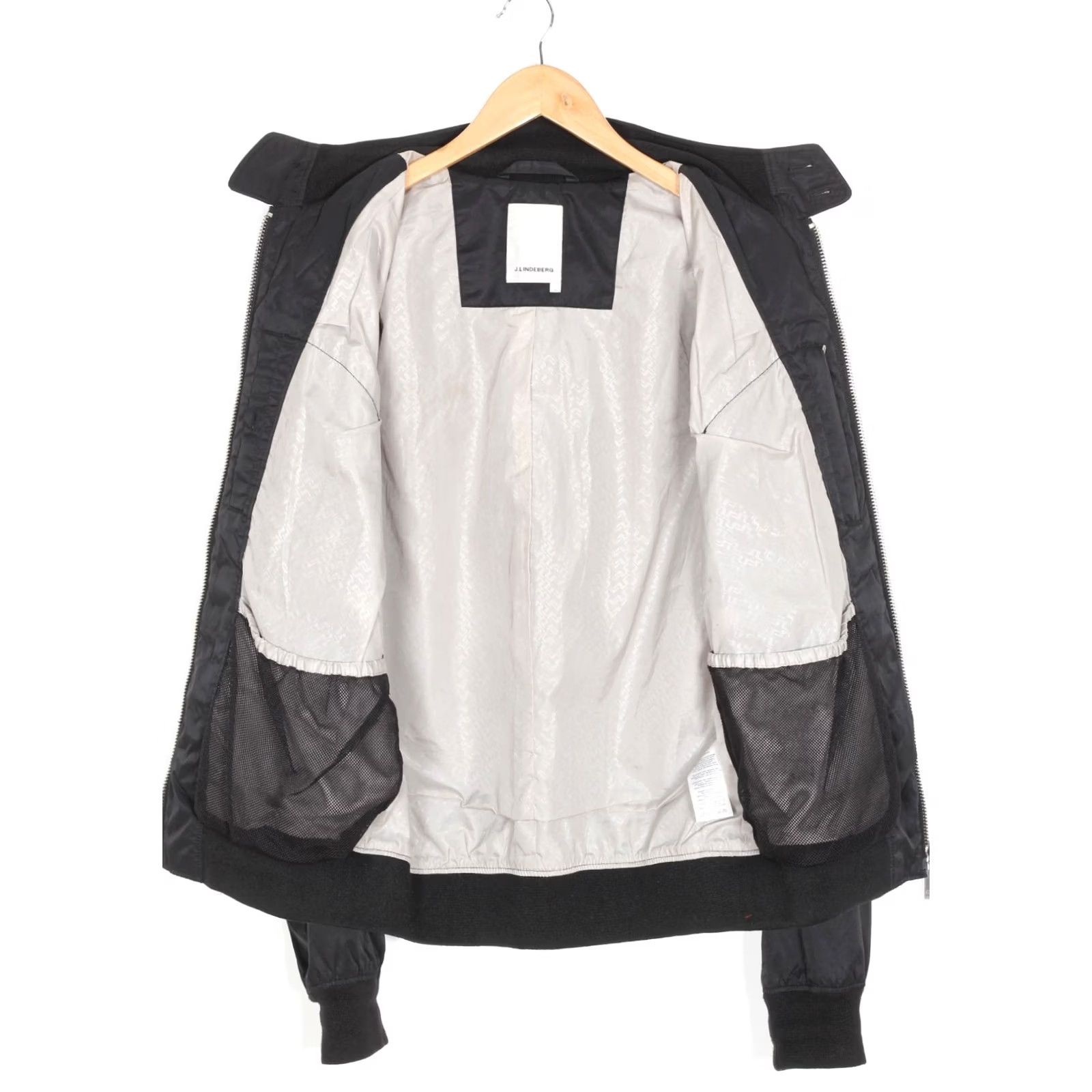 J.Lindeberg J.LINDEBERG Bomber Jacket Men Size L Black MJ6172 Size US L / EU 52-54 / 3 - 5 Thumbnail