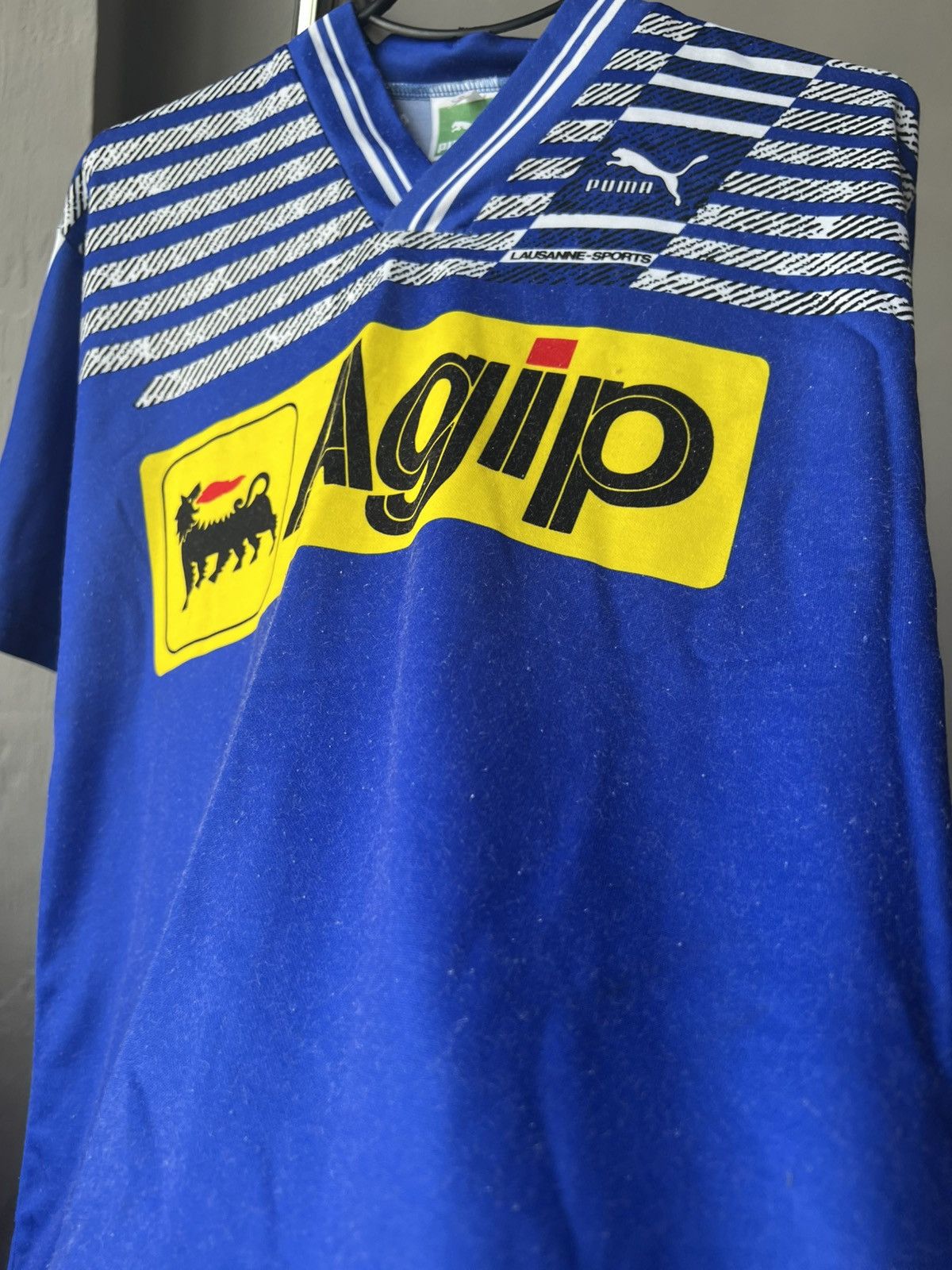 Puma 1991/92 LAUSANNE-SPORT HOME SOCCER JERSEY FOOTBALL SHIRT Size US S / EU 44-46 / 1 - 13 Thumbnail