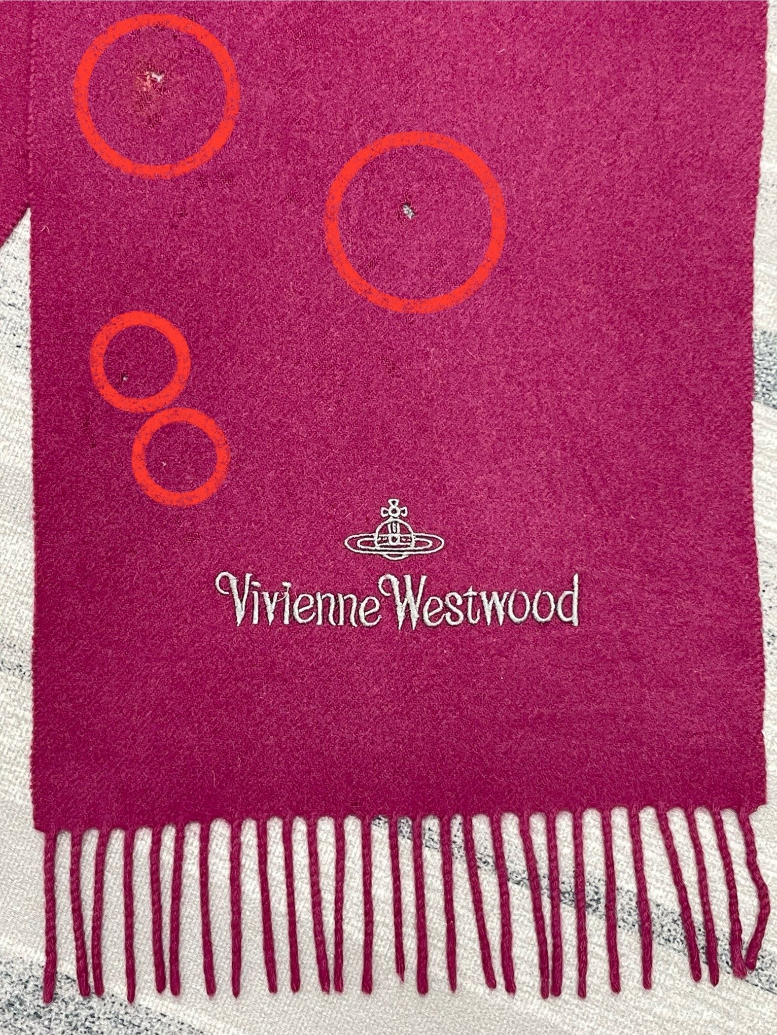 Vintage × Vivienne Westwood Vivienne Westwood Scarf / Muffler - 6227 Size ONE SIZE - 8 Thumbnail