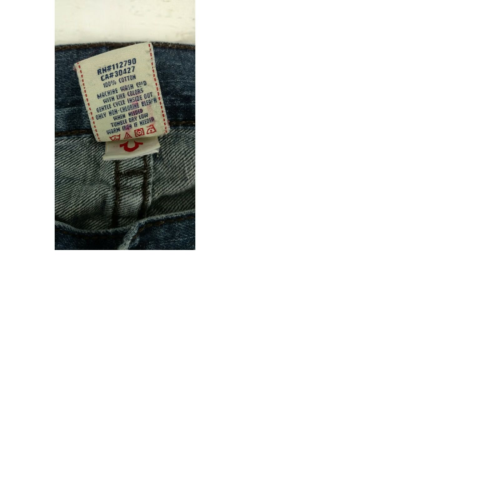 True Religion VINTAGE True Religion Men Jeans BOBBY Straight 39W 31L Dark Blue Cotton Mens Jeans Budd? Size US 39 - 9 Thumbnail