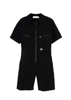 o1bcso1str0224 Romper in Black