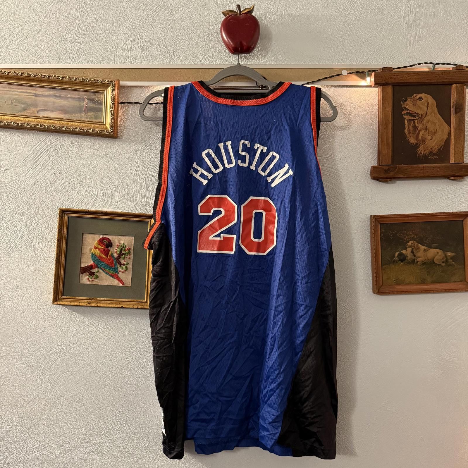 Champion New York Knicks Allan Houston Champion NBA Jersey Size 52 Size ONE SIZE - 2 Thumbnail