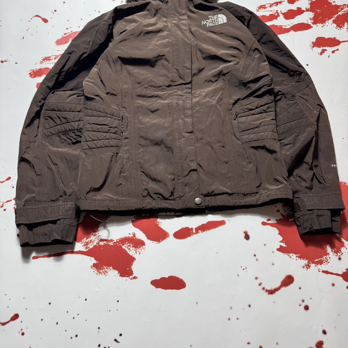 The North Face × Vintage vintage 90s brown jacket the north face hyvent Size S / US 4 / IT 40 - 3 Thumbnail