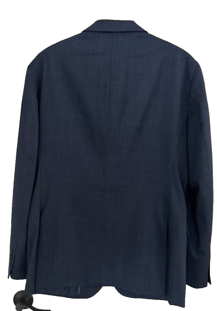 Jos. A. Bank Jos A Bank 1905 Mens 42R Slim Blue Wool Jacket Sport Coat Size 42R - 2 Thumbnail