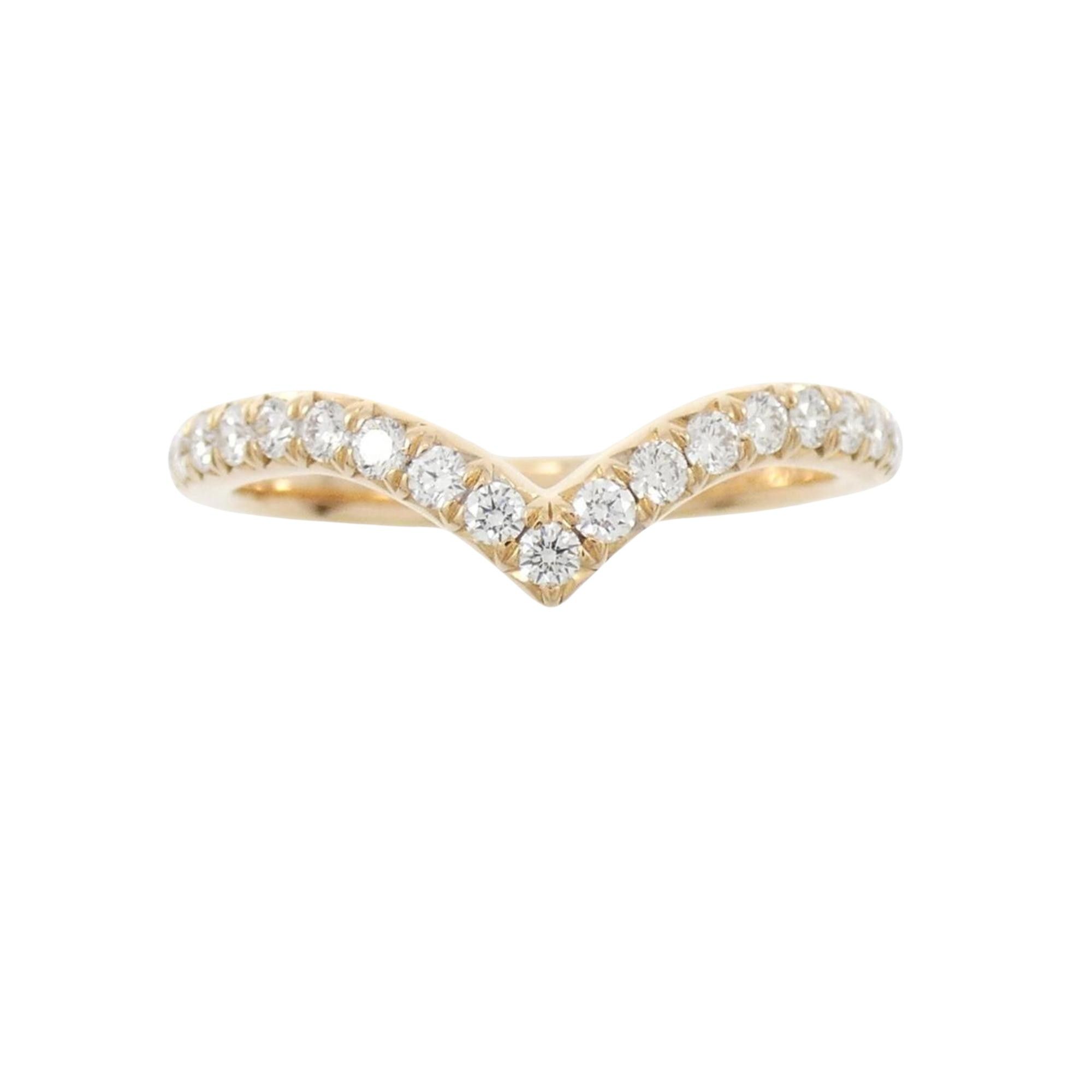 Tiffany & Co V-band ring