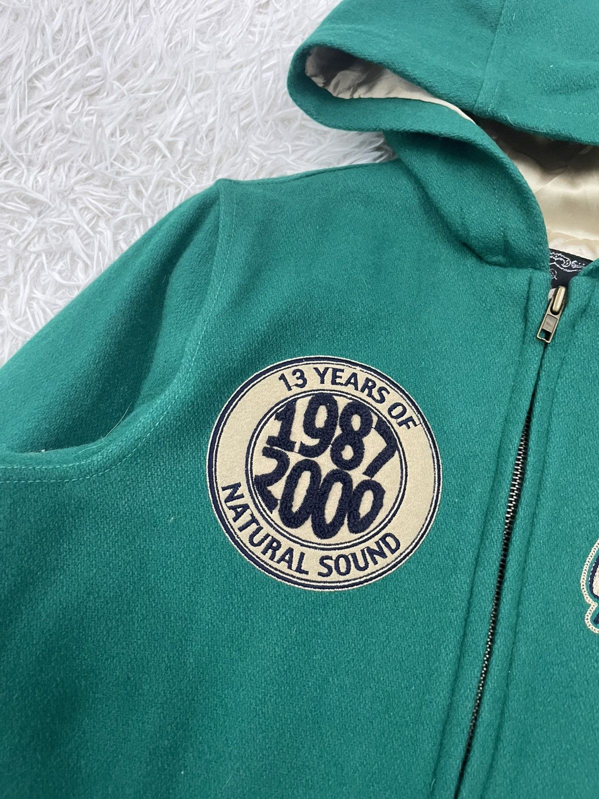 Japanese Brand Wool & Nylon Algonquins Jacket Hoodie Size S / US 4 / IT 40 - 3 Thumbnail