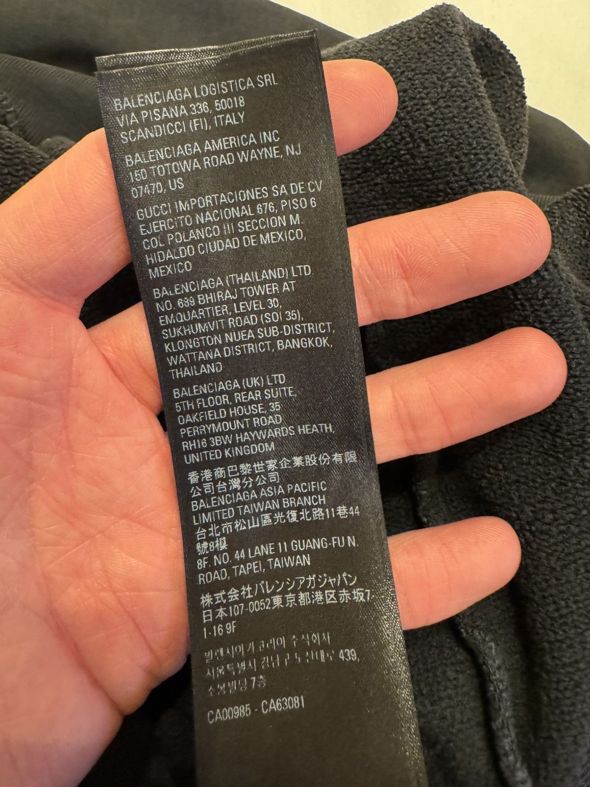 Balenciaga Balenciaga College 1917 Washed Grey Hoodie Size US XL / EU 56 / 4 - 10 Thumbnail