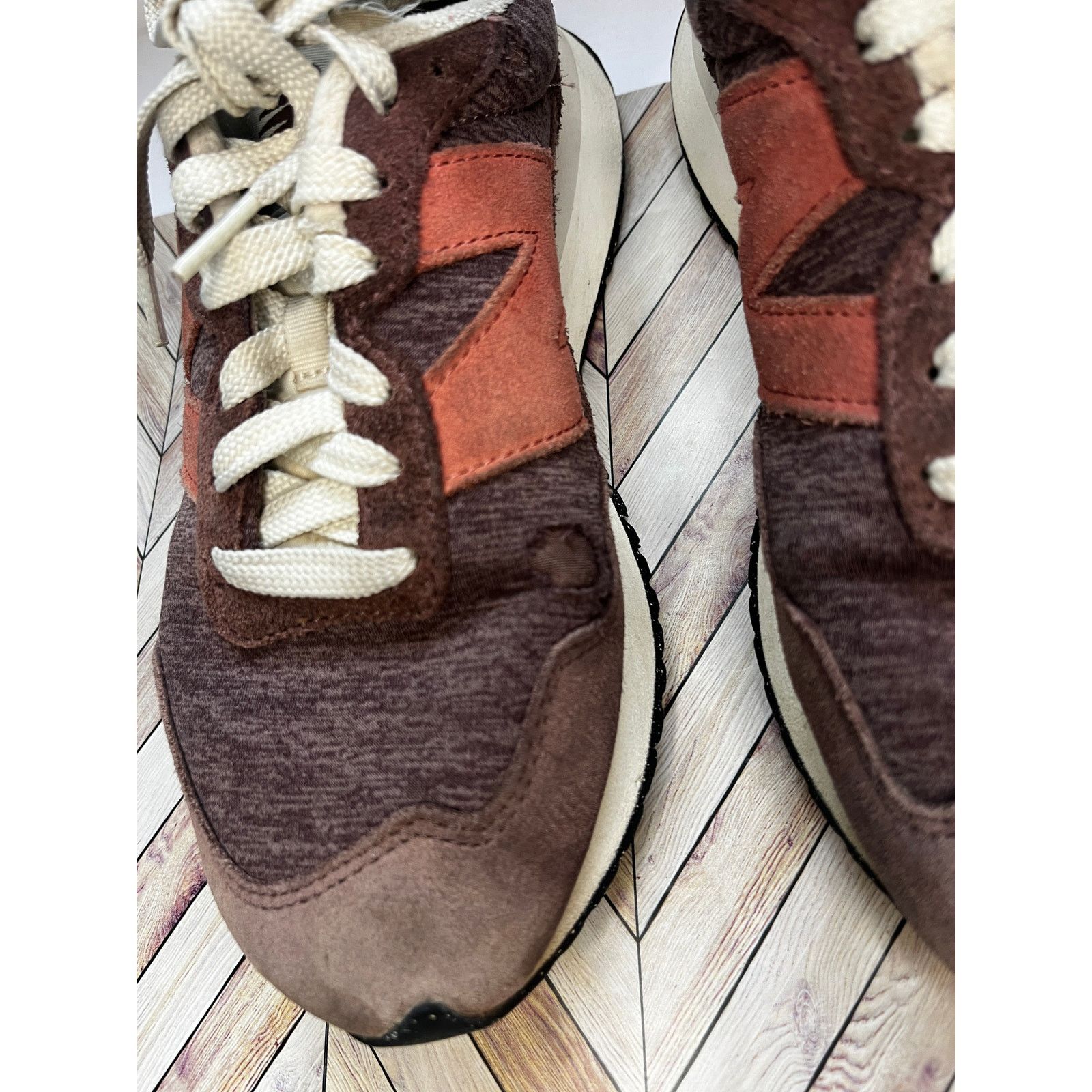 New Balance New Balance Suede Lace Up Running Sneakers Brown US W8/M6.5 Size US 8 / IT 38 - 9 Thumbnail