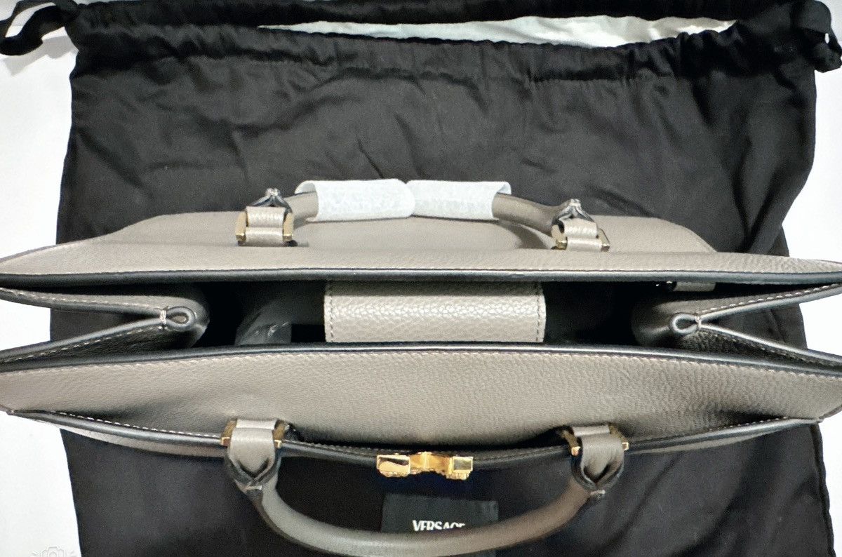Versace Versace Virtus Top Handle Bag Taupe Grey BNWT Size ONE SIZE - 8 Thumbnail