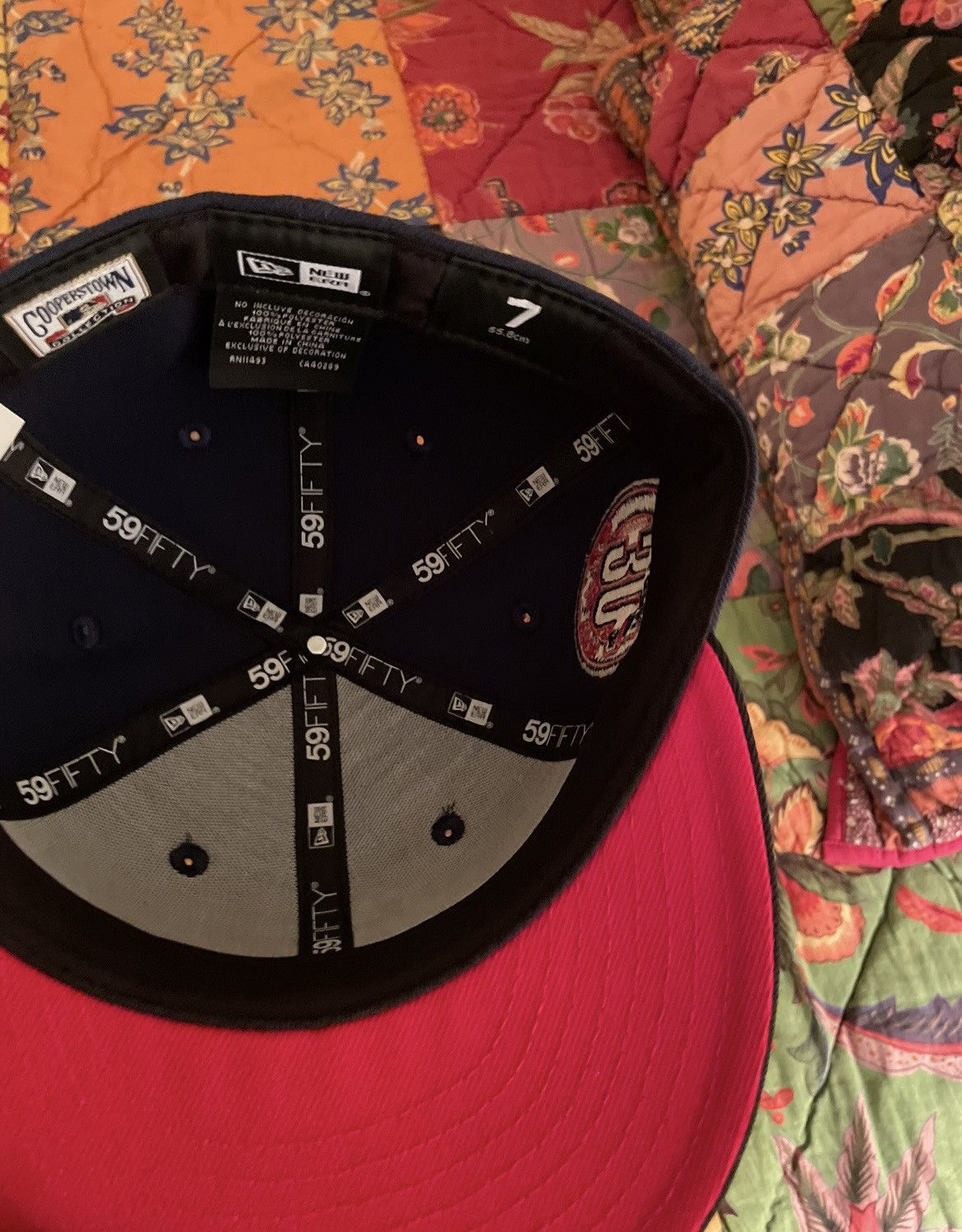 New Era Blue/Black/Red Toronto Blue Jays New Era Fitted Size 7 Size ONE SIZE - 2 Thumbnail