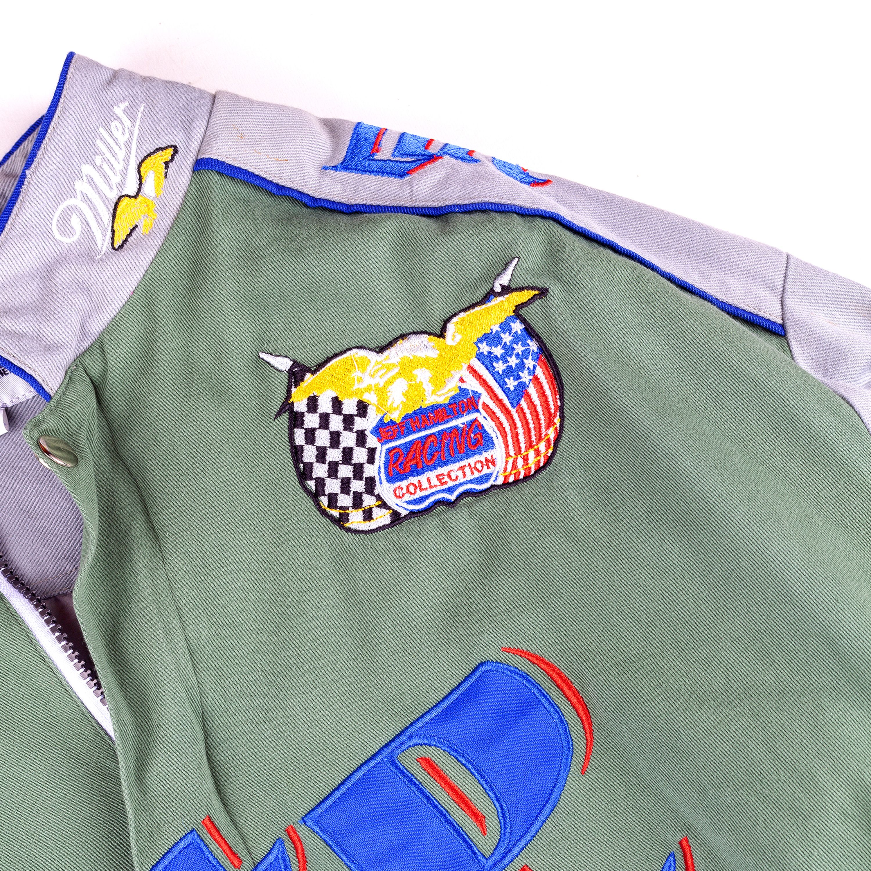 Vintage JEFF HAMILTON Vintage Miller Lite Collection Jacket (L) Size US L / EU 52-54 / 3 - 6 Thumbnail