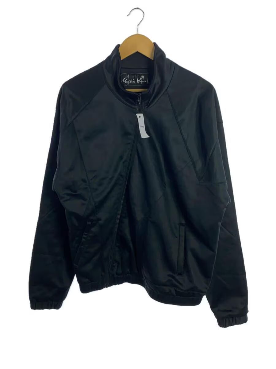 image of Martine Rose Raglan High Neck Track Jacket in Black, Men's (Size Medium)