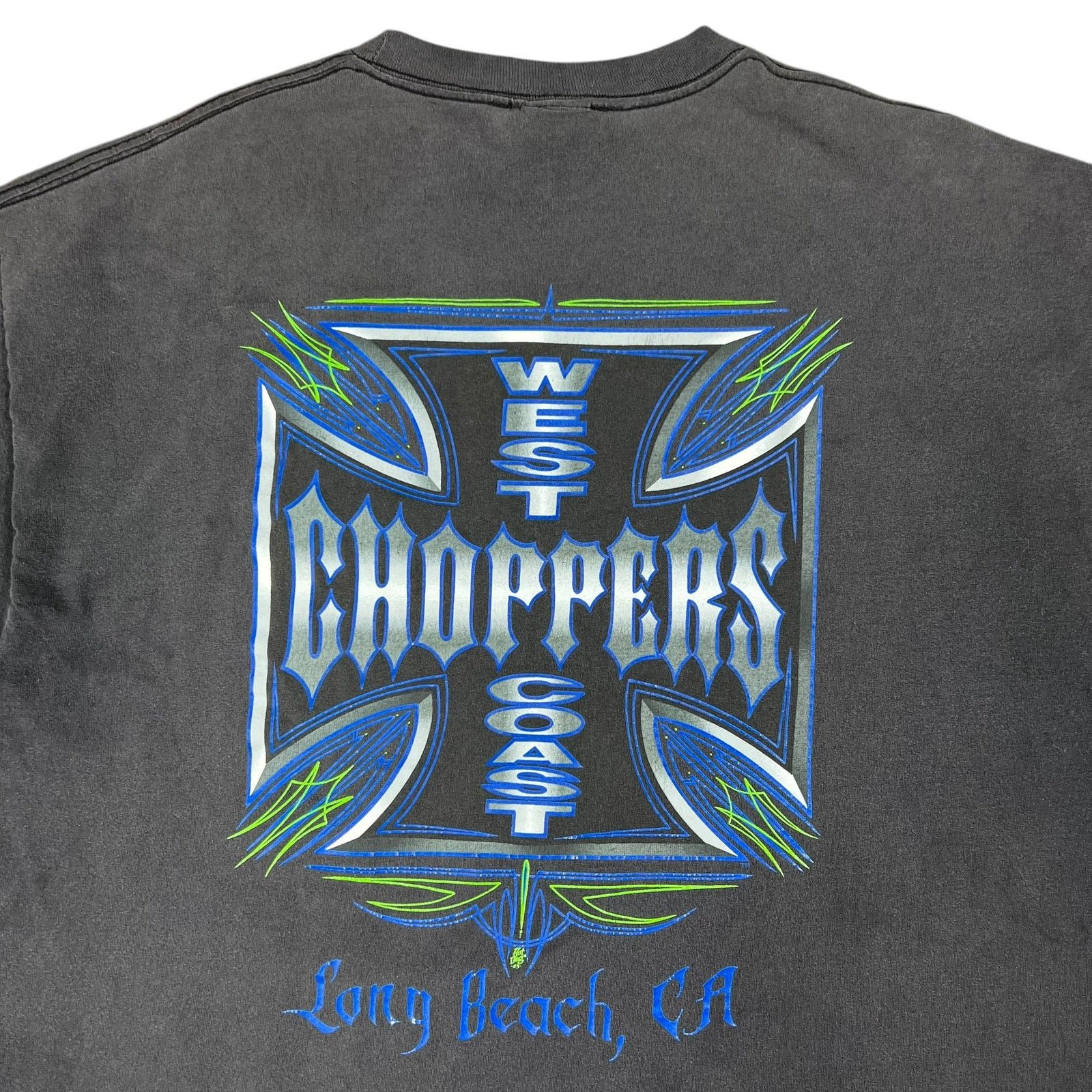 Vintage × West Coast Choppers Vintage Y2K West Coast Choppers Jesse James faded biker tee Size US XL / EU 56 / 4 - 8 Thumbnail