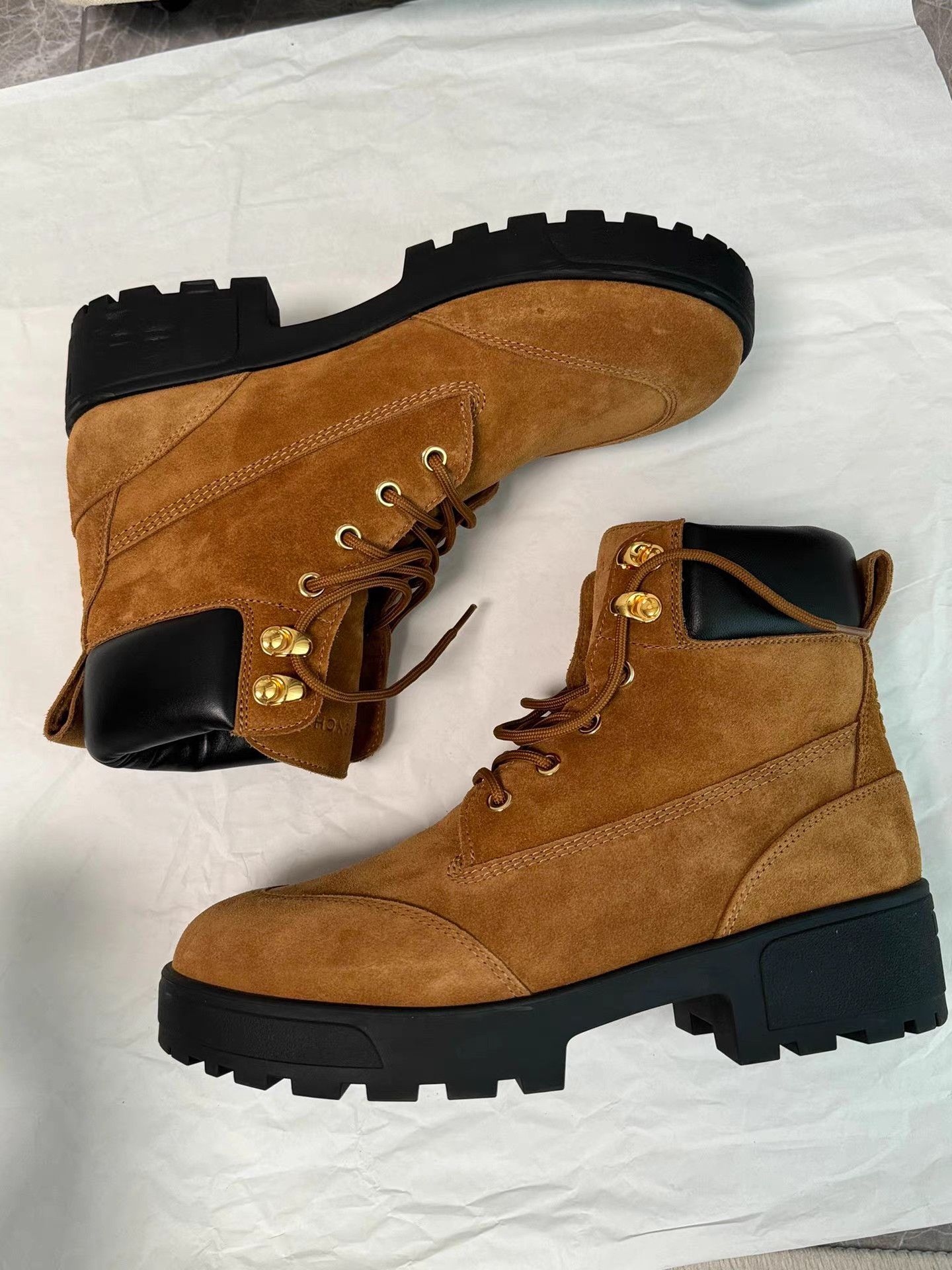 Givenchy GIVENCHY 24 New Style Yellow Work Boots K6 Size US 10 / IT 40 - 6 Thumbnail