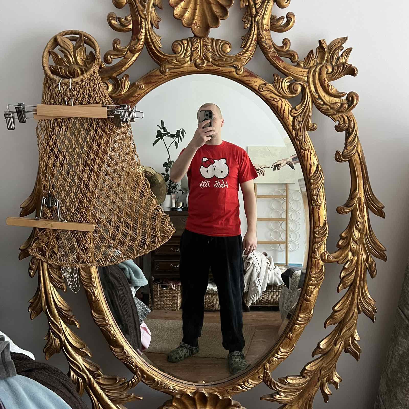 Gildan Vintage Y2k Hello Titty Tee Parody Sz M Size US M / EU 48-50 / 2 - 4 Thumbnail