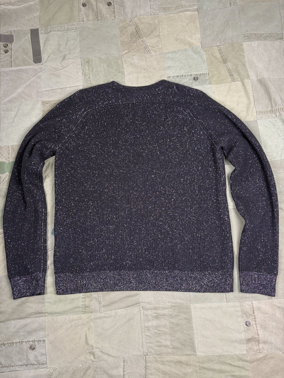 Saint Laurent Paris Metallic knit sweater Size US XL / EU 56 / 4 - 4 Thumbnail