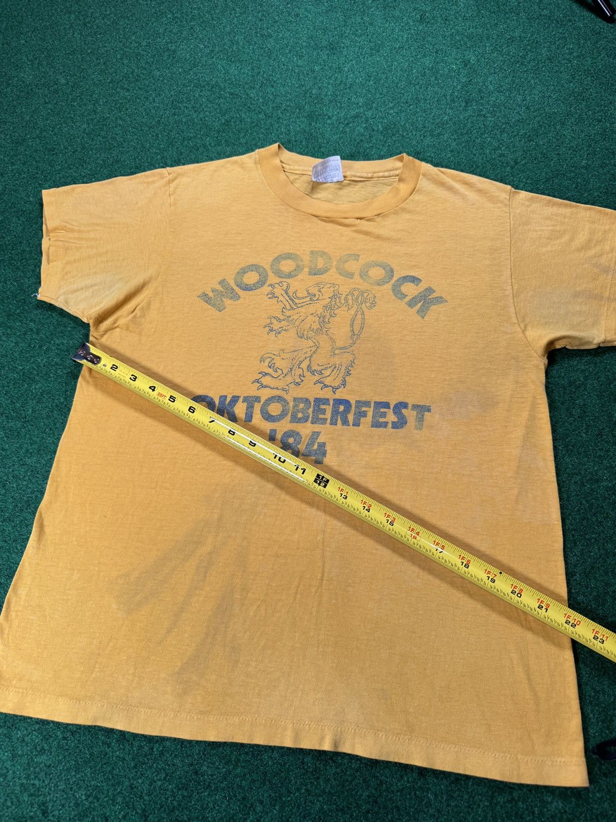 Hanes × Vintage Vintage 80s OKTOBER Fest 84’ 1984 Woodcock Pa T Shirt Size US L / EU 52-54 / 3 - 7 Thumbnail