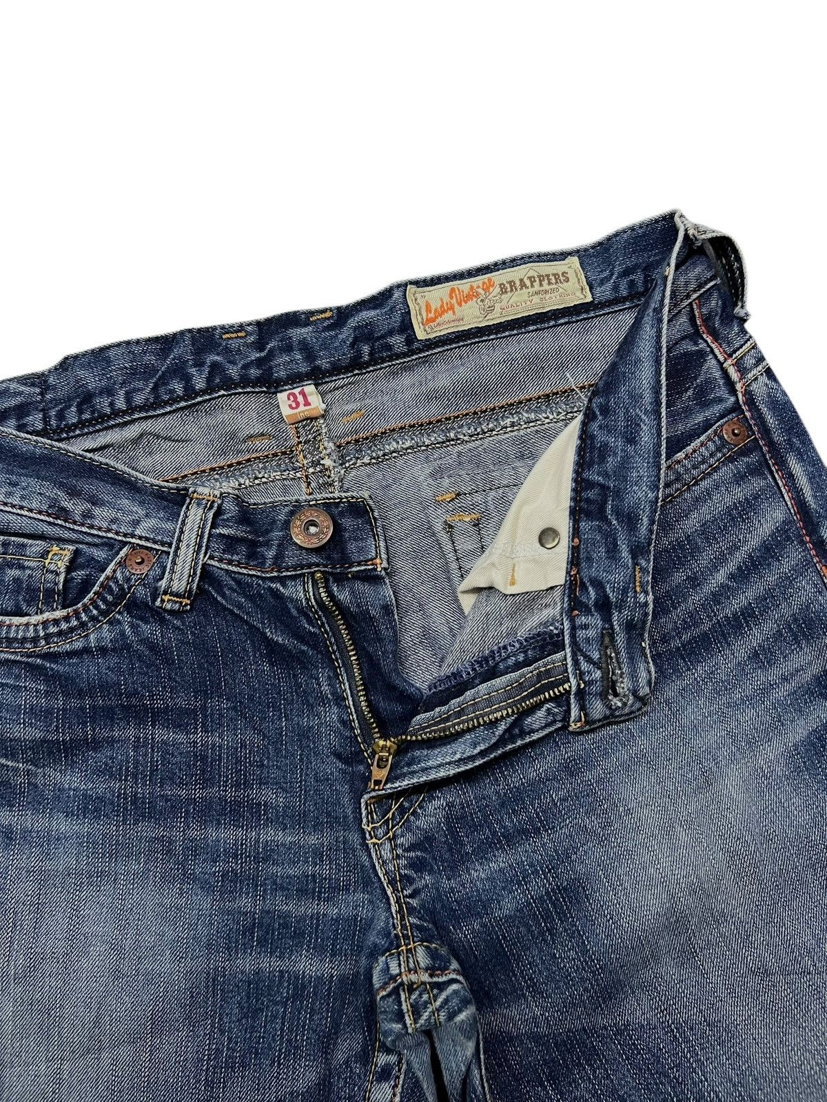 Japanese Brand Bootcut Lady Vintage Brapper’s The Honey Bee Japan Size 33" - 9 Thumbnail