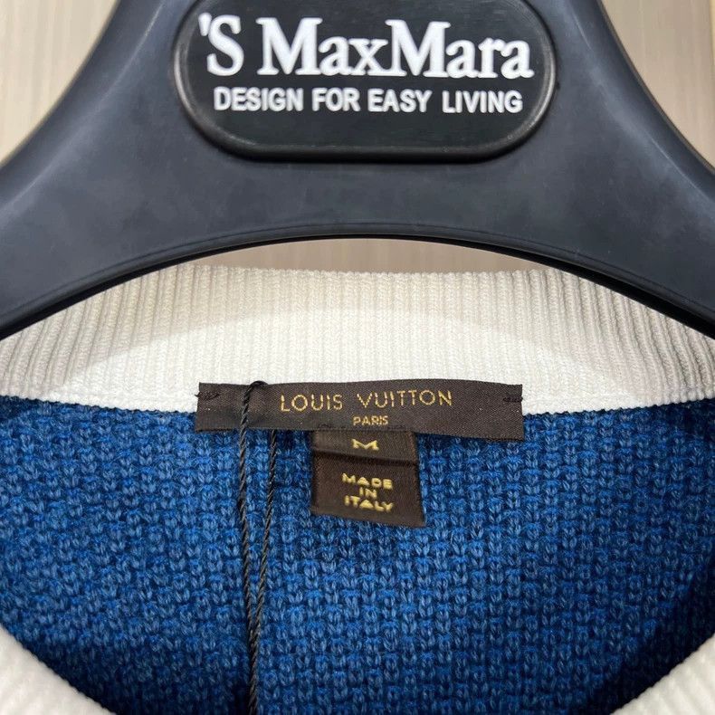 Louis Vuitton Louis Vuitton Blue Mohair Split Sweater-2506 Size US M / EU 48-50 / 2 - 5 Thumbnail