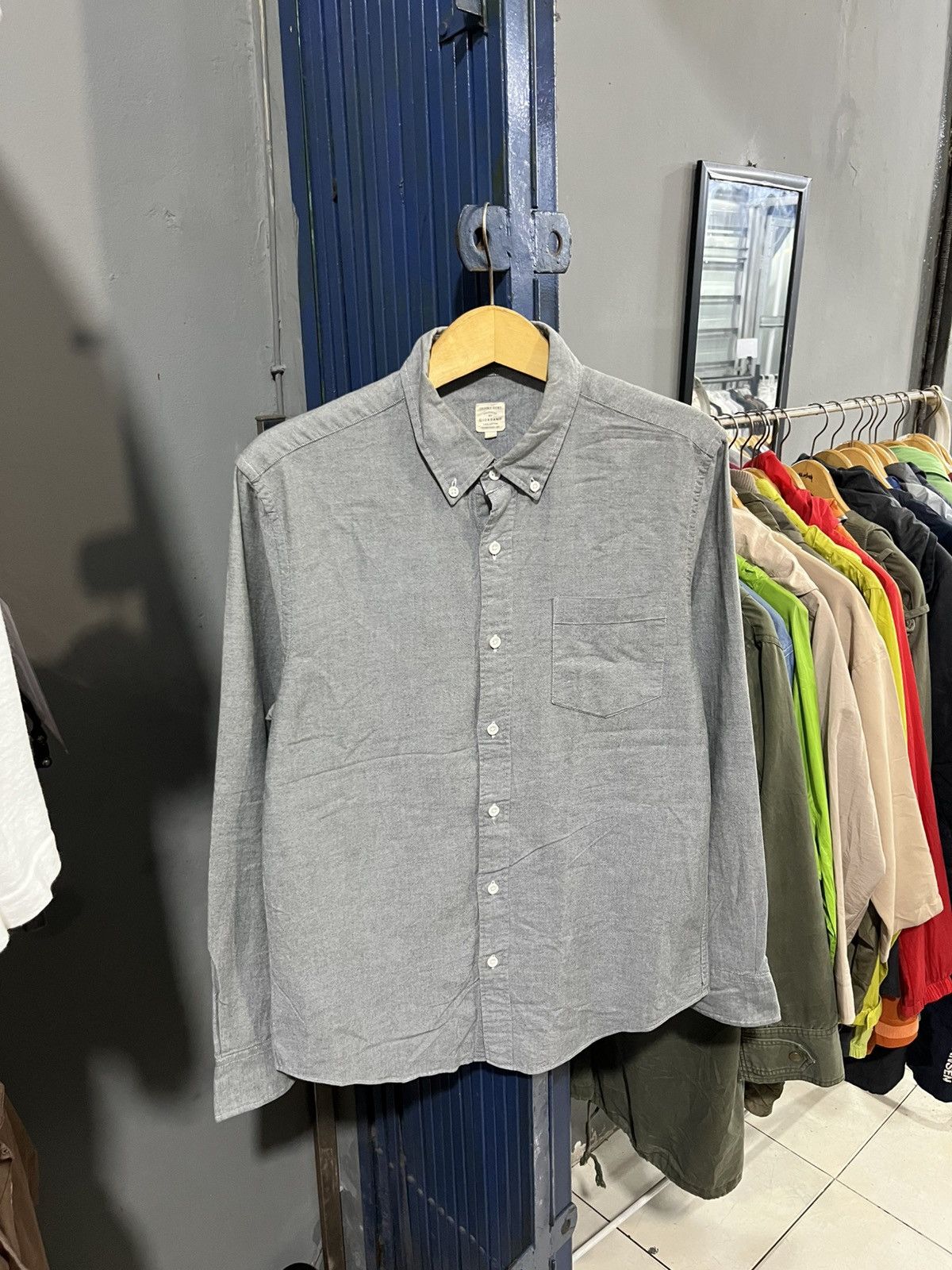 Giordano Giordano chambray button ups shirt long sleeve Size US L / EU 52-54 / 3 - 2 Thumbnail