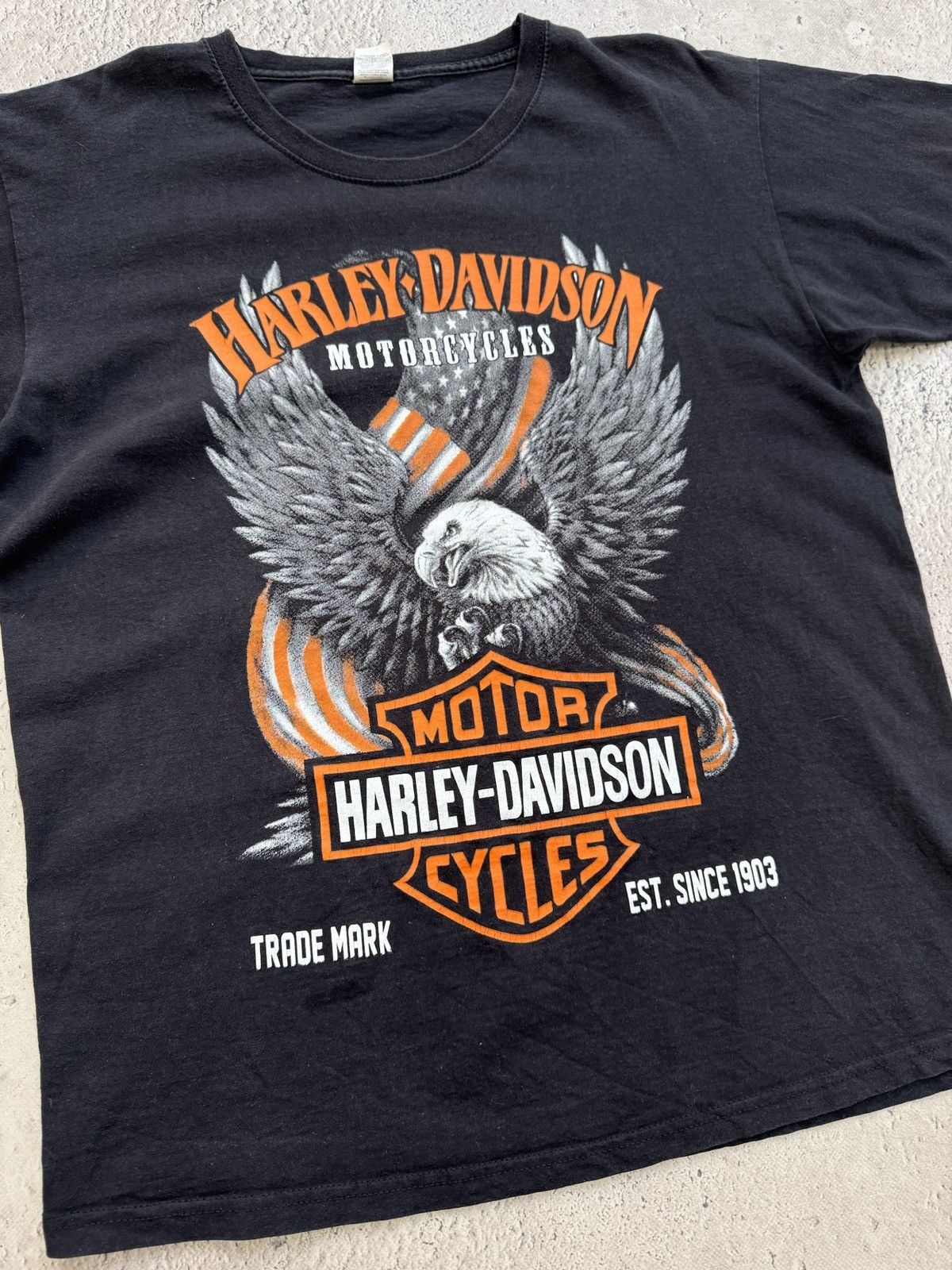 Harley Davidson × Vintage Vintage Harley Davidson eagles lightning long sleeve t shirt Size US L / EU 52-54 / 3 - 2 Thumbnail