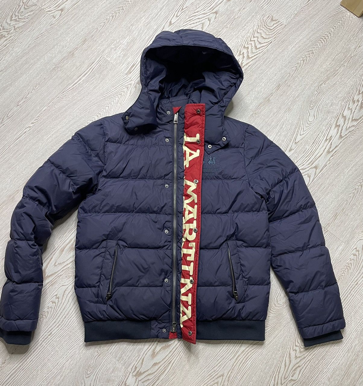 La Martina La Martina Buenos Aires Hooded navy blue down jacket size L Size US L / EU 52-54 / 3 - 9 Thumbnail
