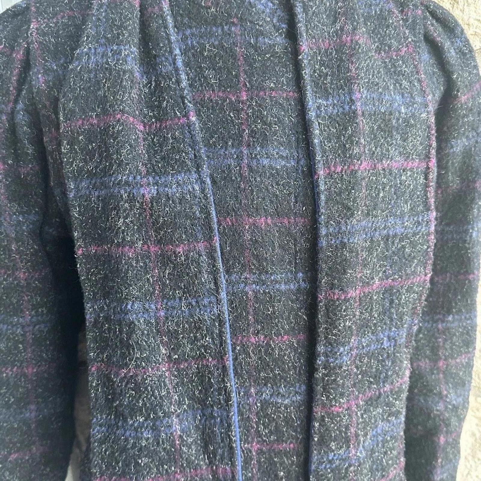 Other Vintage New York Girl Wool Blend Coat Jacket Scarf S Size S / US 4 / IT 40 - 3 Thumbnail