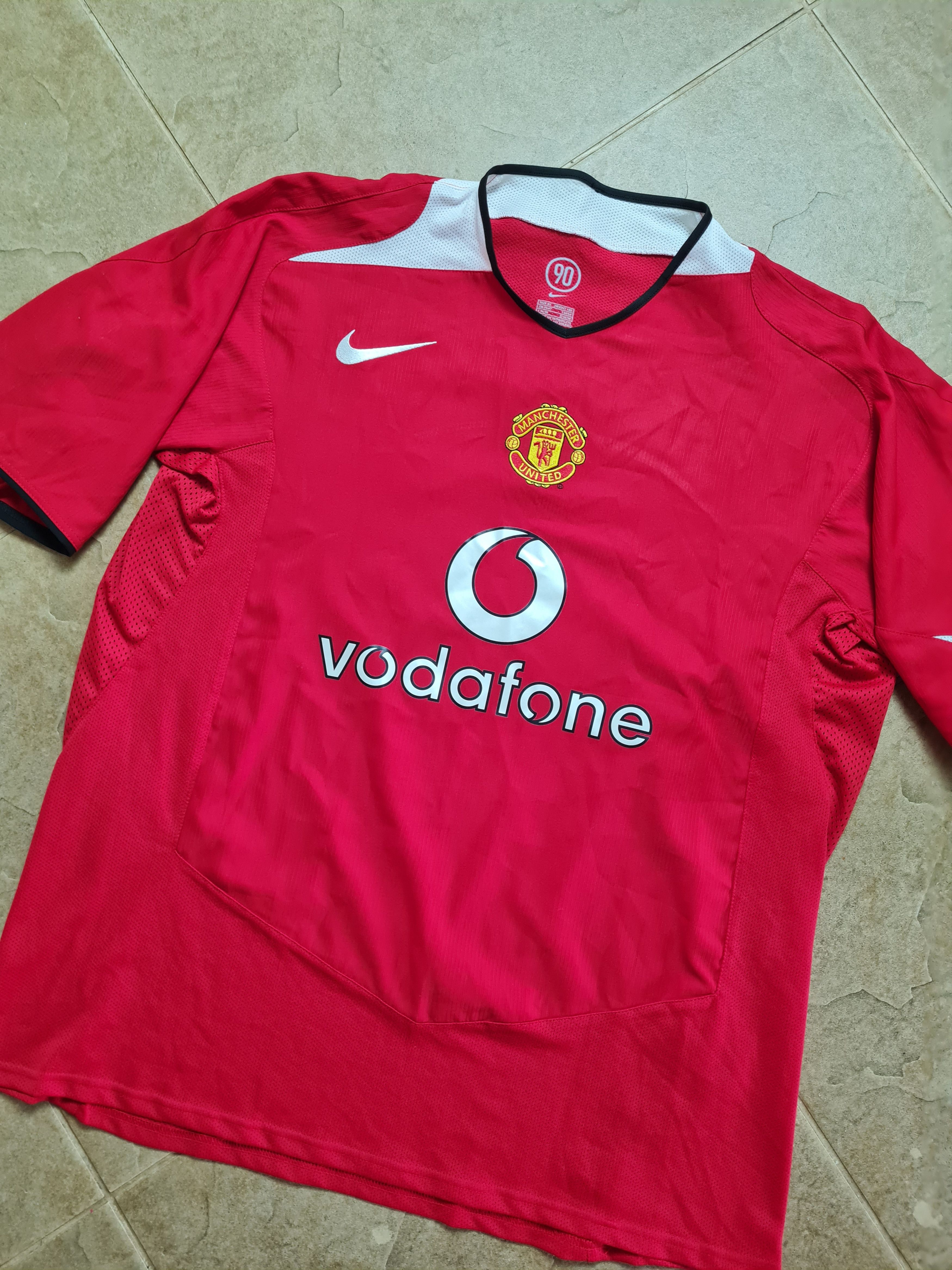 Nike Manchester United Home 2004 - 2006 Nike XL Shirt #20 Clark Size US XL / EU 56 / 4 - 4 Thumbnail