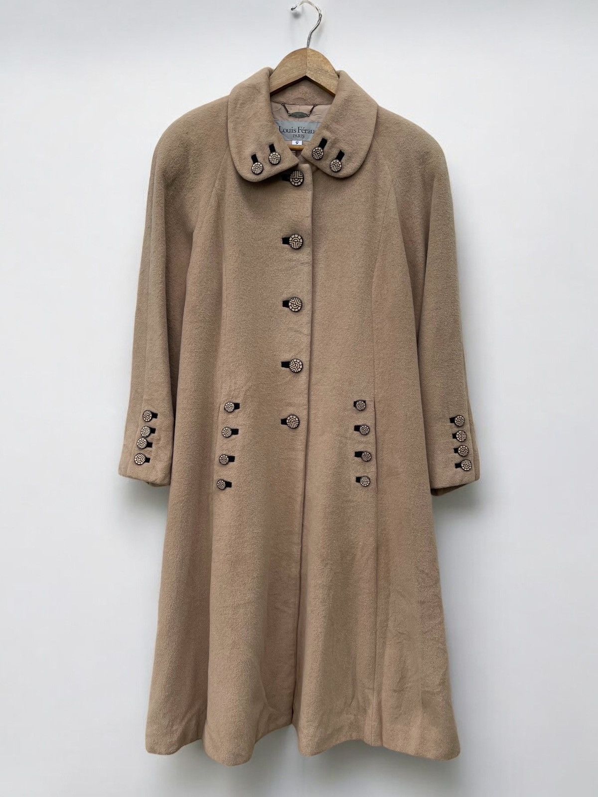 Louis Feraud 🔥Vintage Louis Feraud Women's Button Overcoat Size L / US 10 / IT 46 - 1 Thumbnail