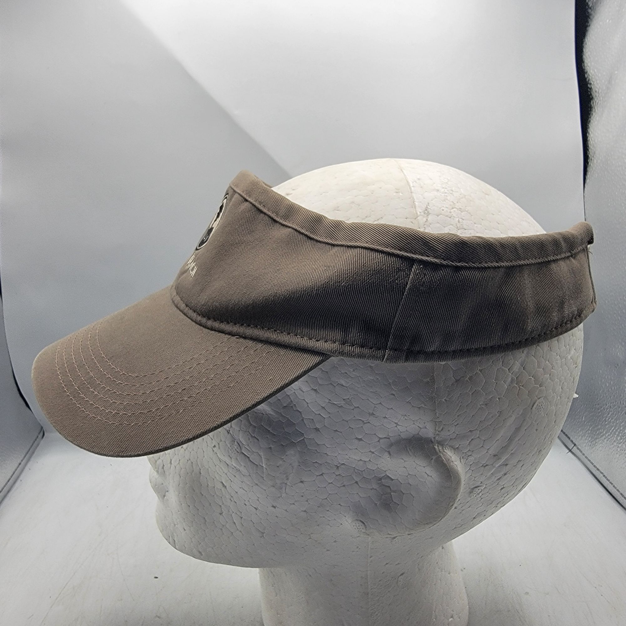 Other Pebble Beach Gray Golf Visor Hat Cap AHead Vintage Adjustabl Size ONE SIZE - 2 Thumbnail