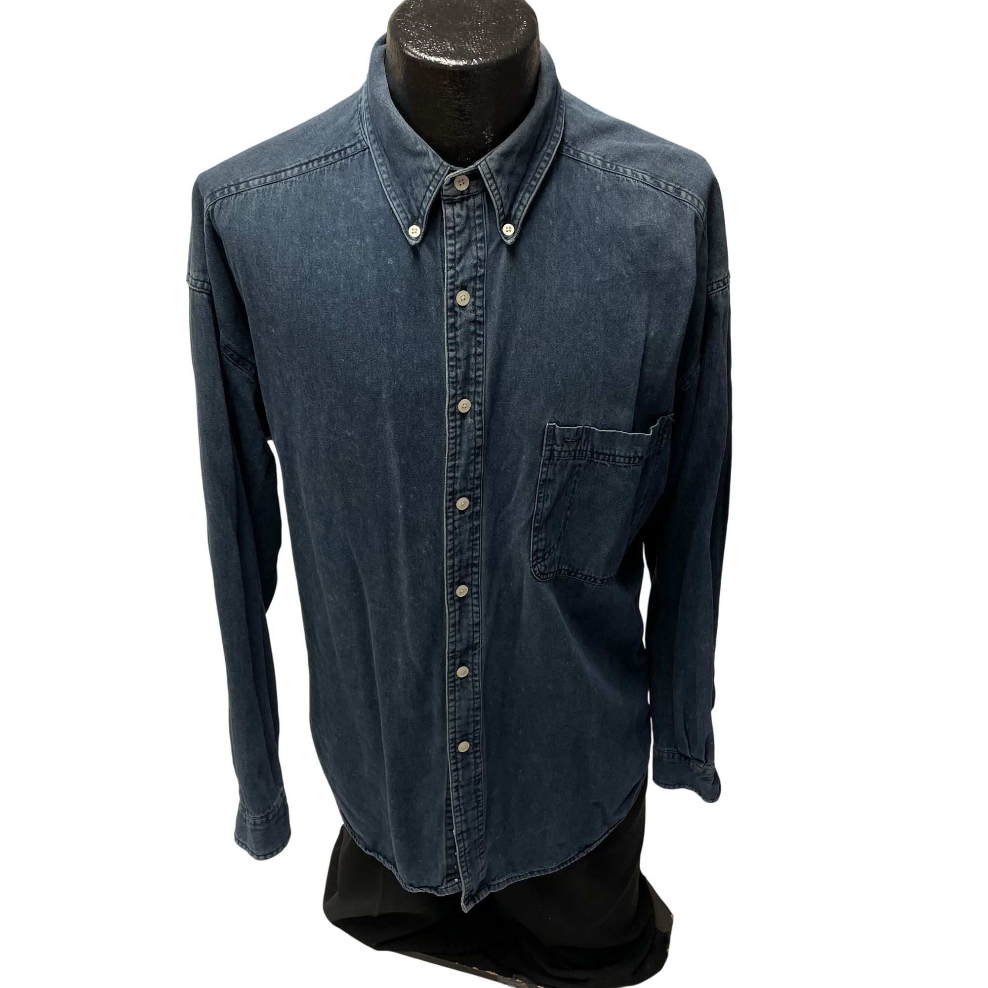 Other Vtg Jeans Structure Wear DENIM WORKWEAR Streetwear Shirt Size US L / EU 52-54 / 3 - 1 Thumbnail