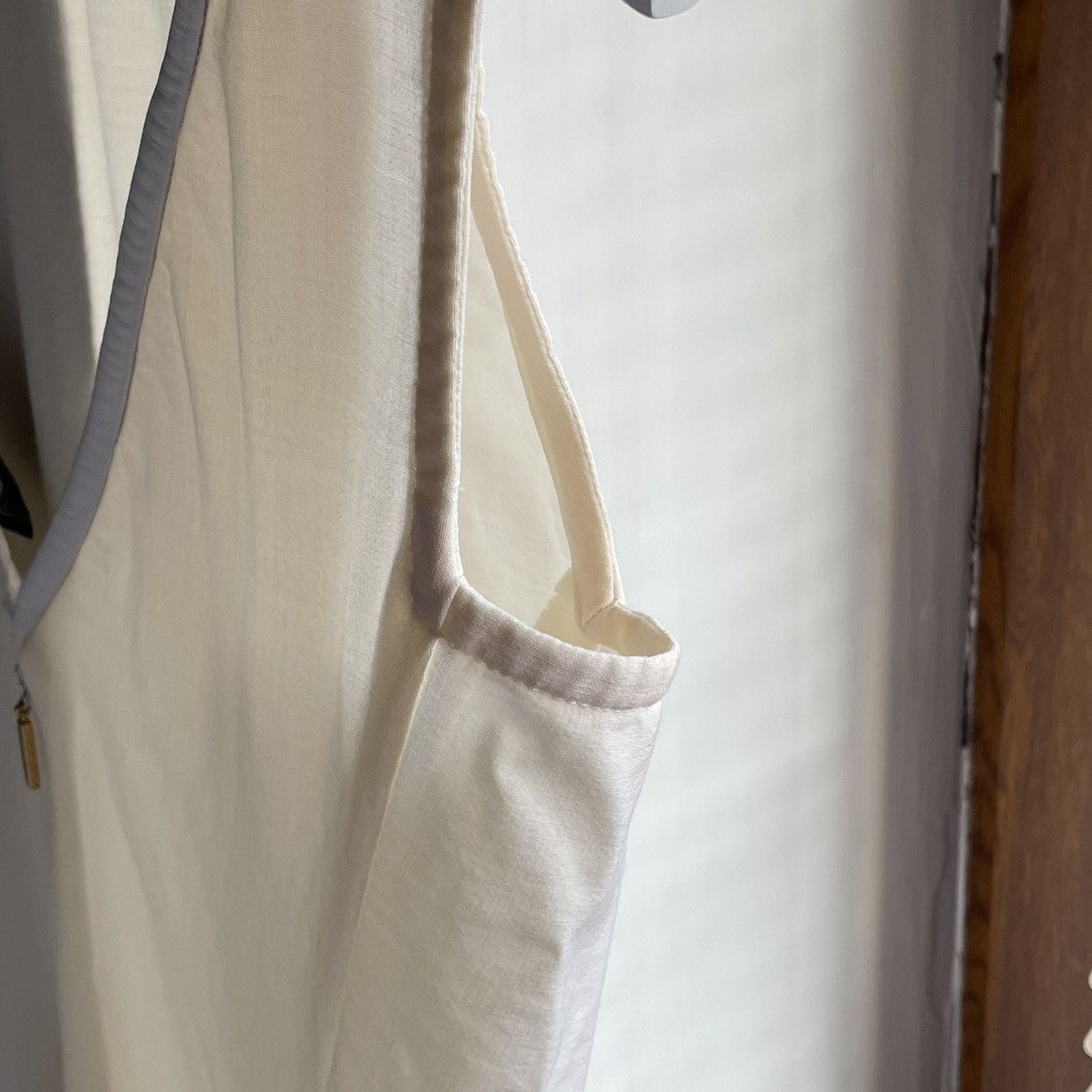 Versace × Vintage 90’s Gianni Versace Couture Leather V-Neck Dress Size M / US 6-8 / IT 42-44 - 10 Thumbnail