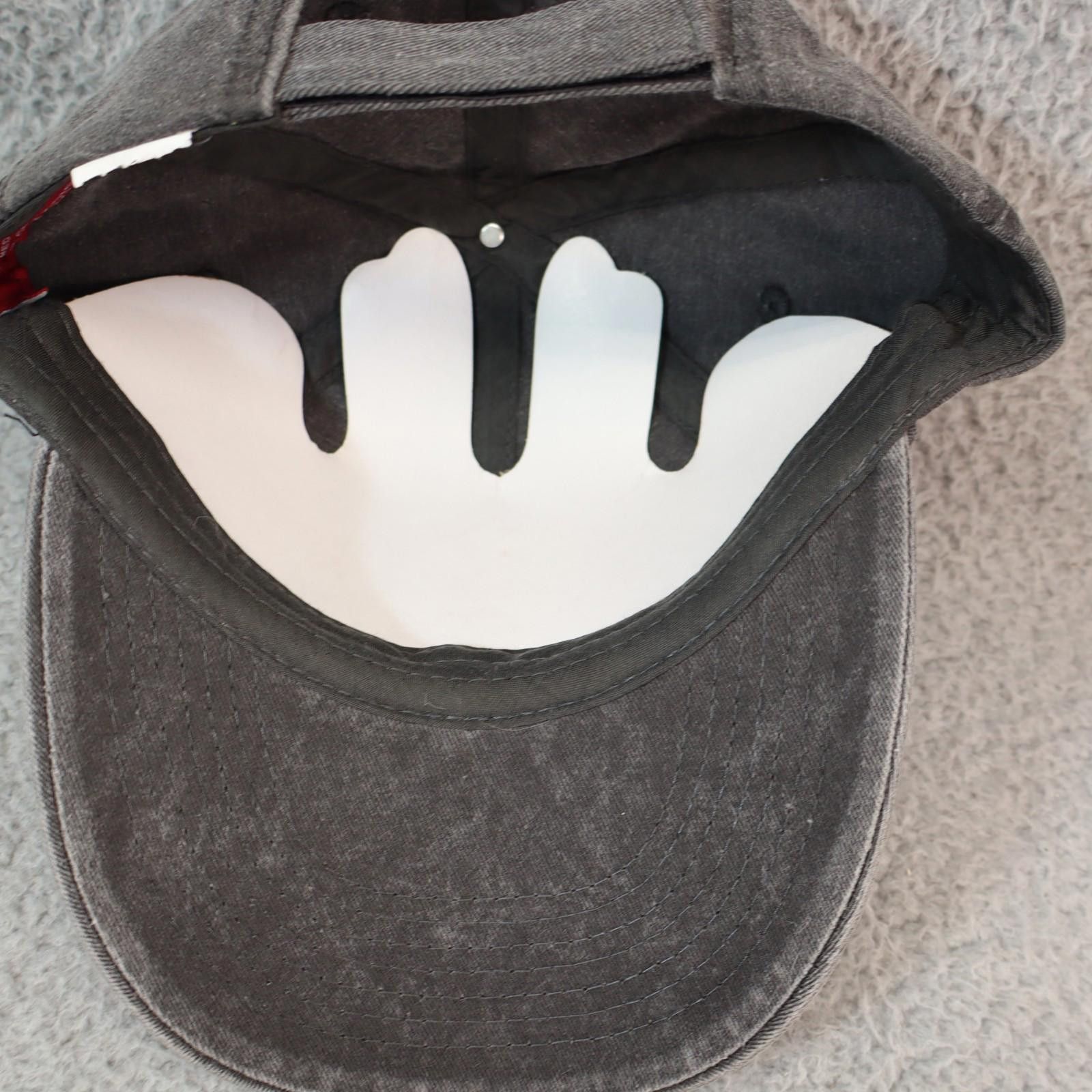 Other Clearwater Beach Hat Cap Adjustable Fishbone Black Acid Wash Size ONE SIZE - 7 Thumbnail