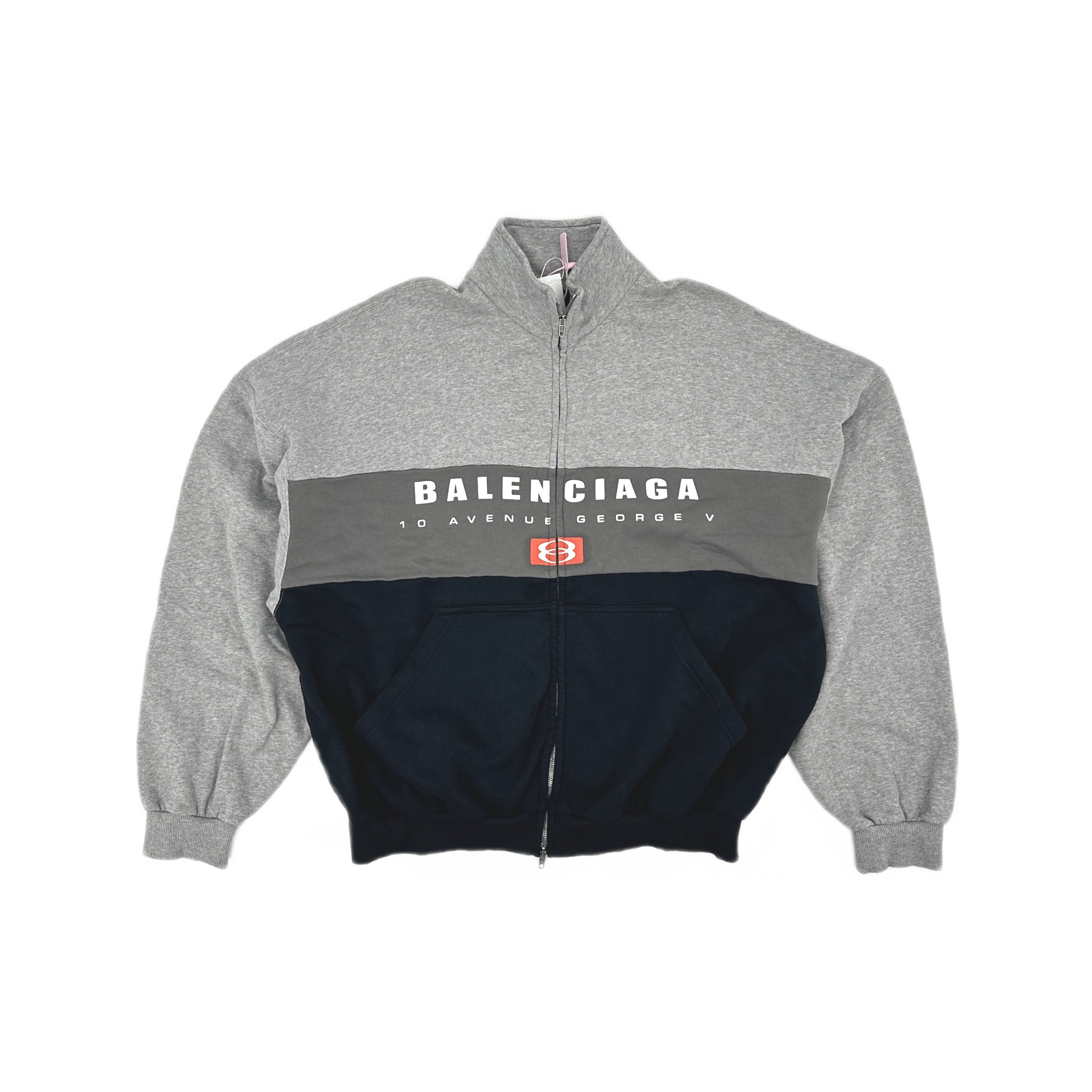 Balenciaga Balenciaga Logo Colorblock Zip Jacket Size S Size US S / EU 44-46 / 1 - 1 Thumbnail