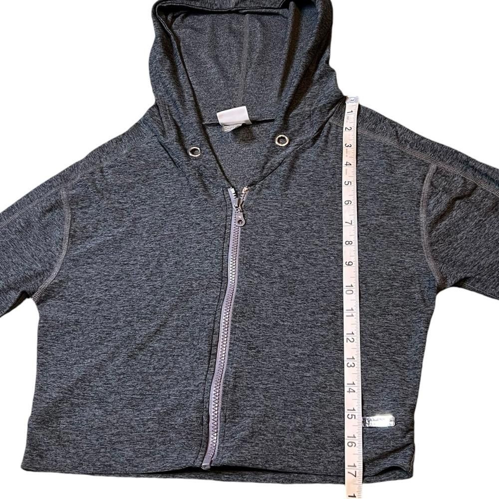 Designer Bombshell Sportswear Cozy Zip Cropped Hoodie Charcoal Gray M Size M / US 6-8 / IT 42-44 - 8 Thumbnail