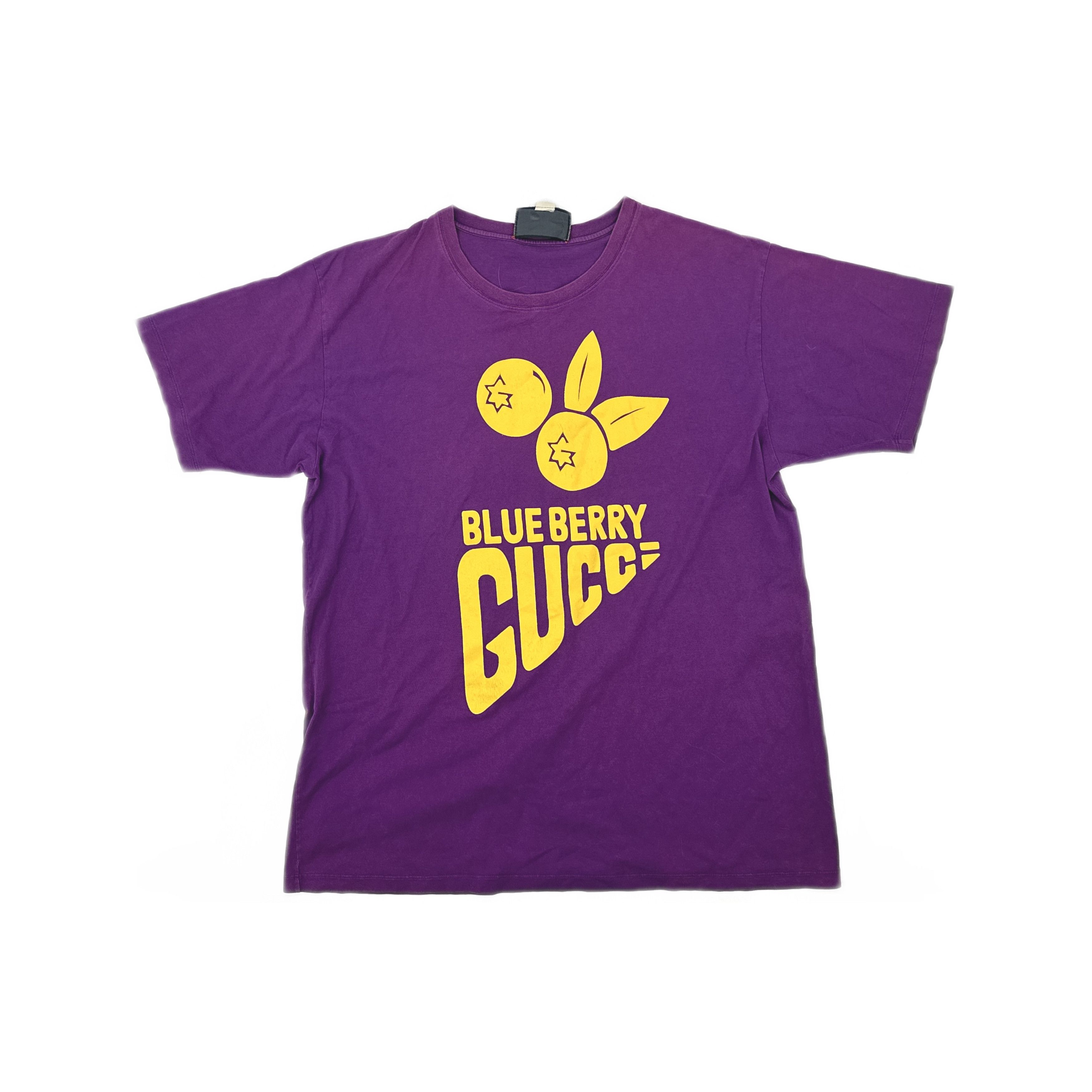 Gucci Gucci Blueberry Logo T-Shirt Size L Size US L / EU 52-54 / 3 - 1 Thumbnail