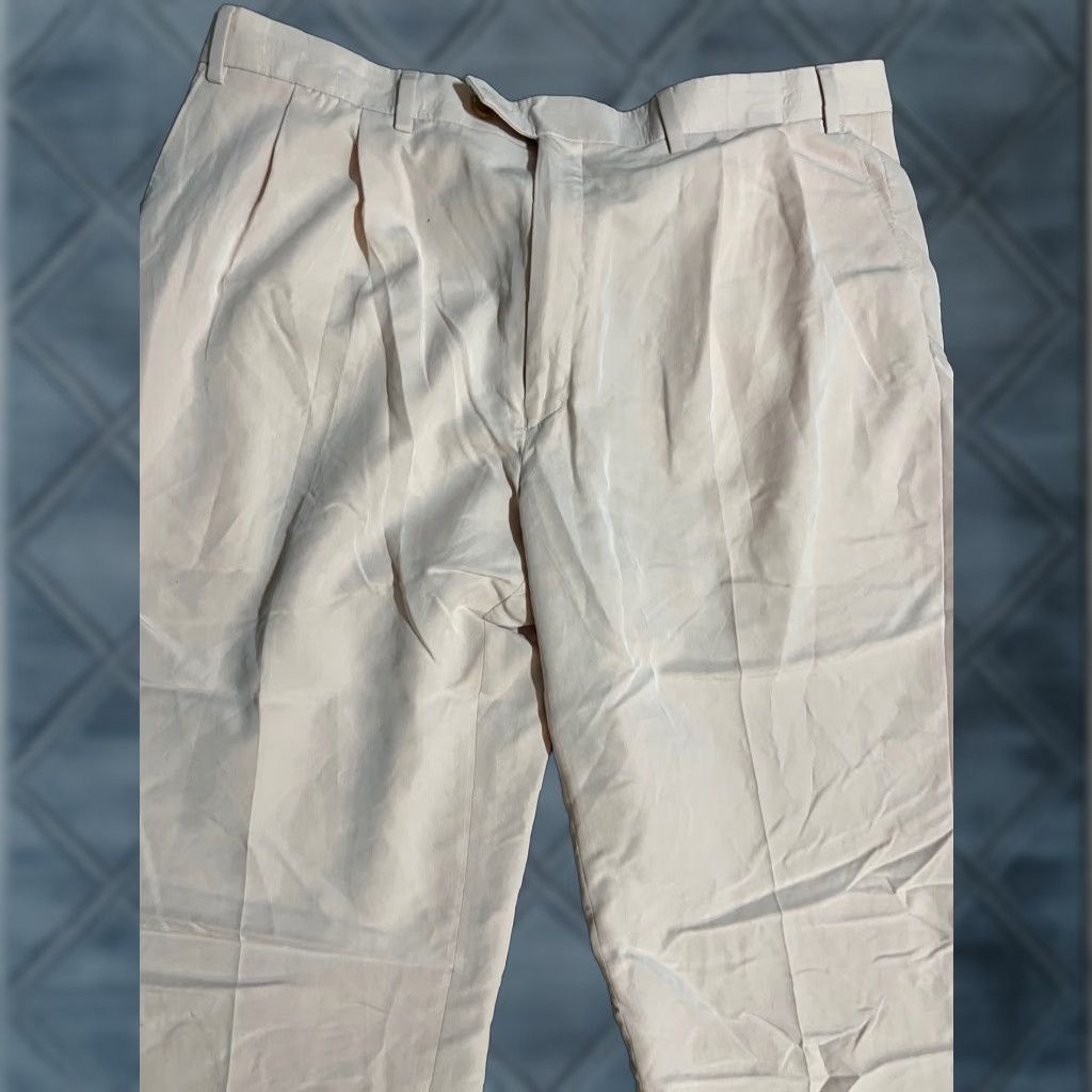 Ralph Lauren Lauren Ralph Lauren Dress Pants Cuffed Pleated Front 38x30 Pink Polyester Modal Slim Regular Men’s Pants Vintage: No (adjusted within rules) Size US 38 / EU 54 - 1 Thumbnail