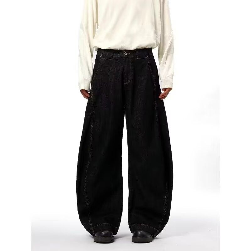 Japanese Brand × Jean Retro loose straight leg high street jeans Size US 32 / EU 48 - 2 Thumbnail