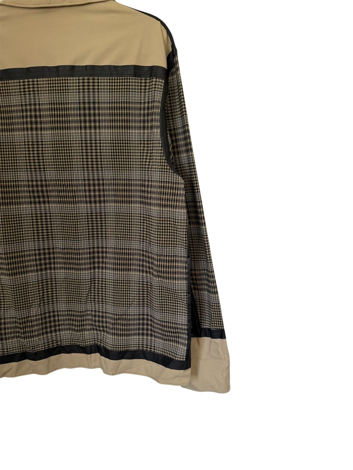 Rhude × Zara Zara Checked Patchwork Utility Jacket – Beige/Black Size US M / EU 48-50 / 2 - 5 Thumbnail
