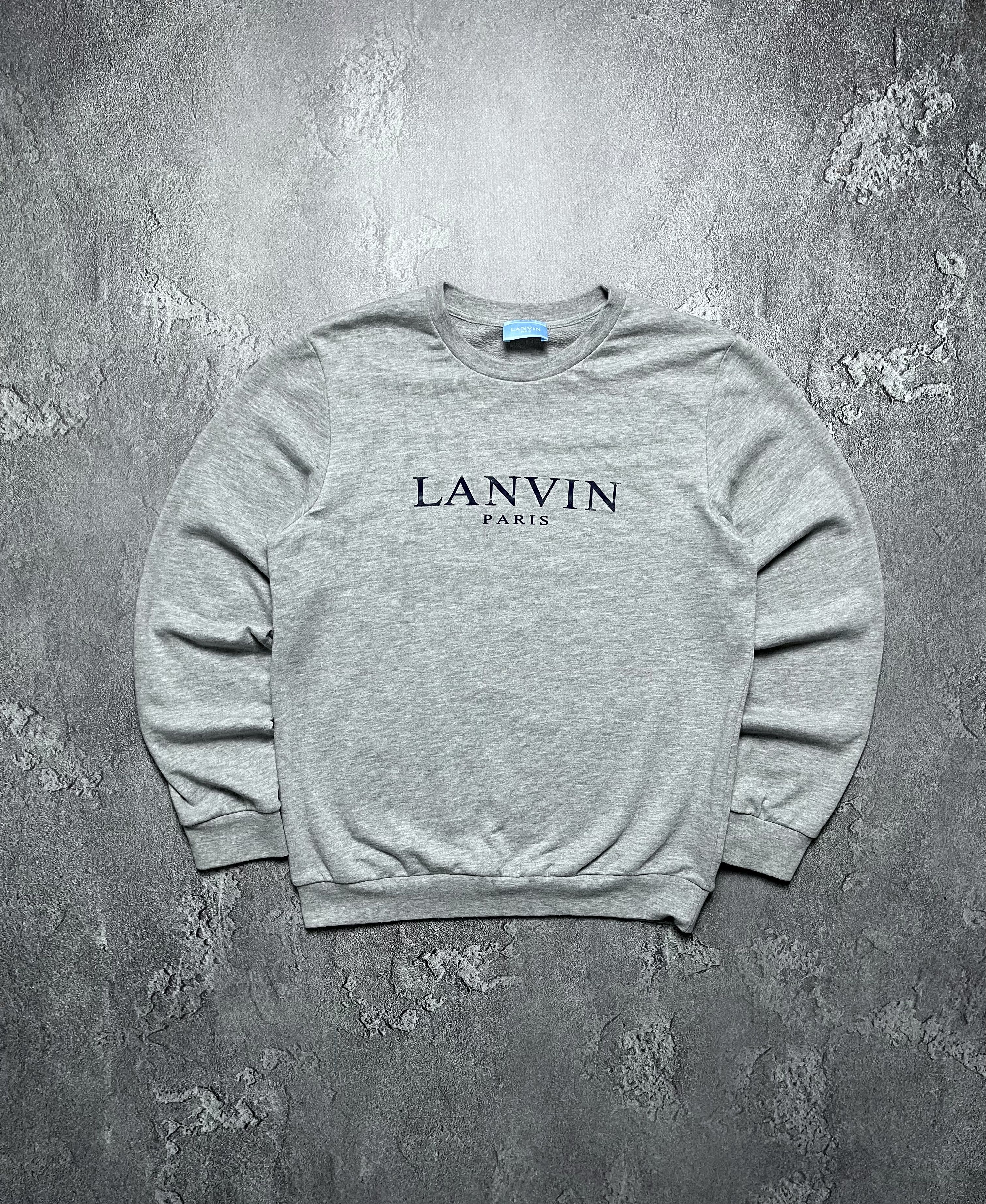 Lanvin Vintage Sweatshirt Lanvin Big Logo Y2K Size S Size US S / EU 44-46 / 1 - 1 Thumbnail