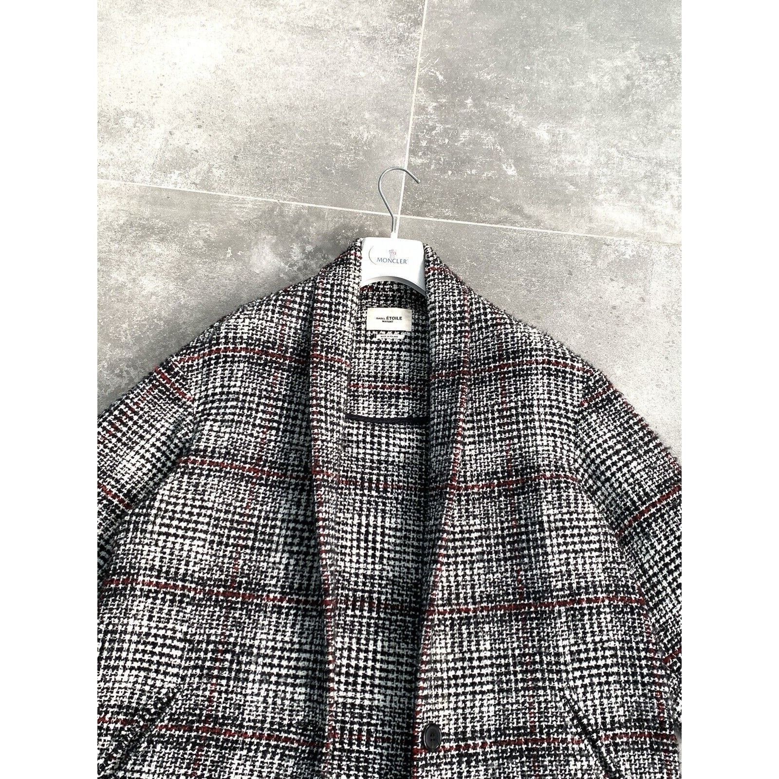 Designer × Isabel Marant Etoile ISABEL MARANT ETOILE Wool Tweed Trench Coat EU 38 UK 10 S-M Size M / US 6-8 / IT 42-44 - 7 Thumbnail