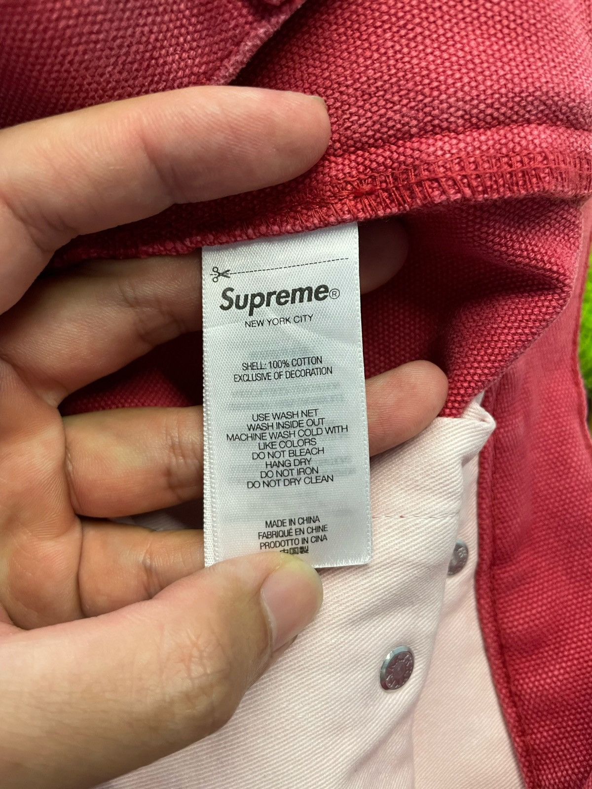 Supreme Supreme FW25 Reflective Double Knee Denim Jeans Size US 30 / EU 46 - 13 Thumbnail