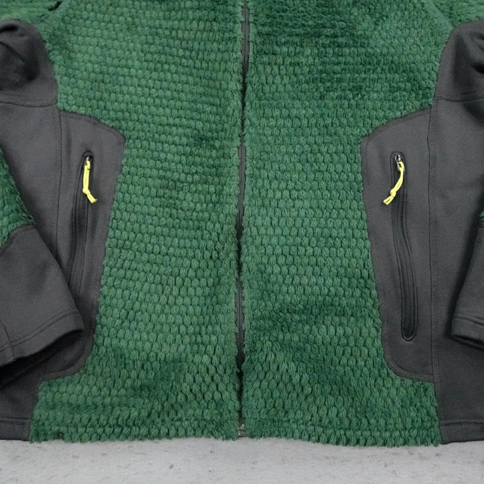 The North Face North Face Jacket Mens Large Green Gray Alpedge Polartec High Loft Pile Fleece Size US L / EU 52-54 / 3 - 3 Thumbnail
