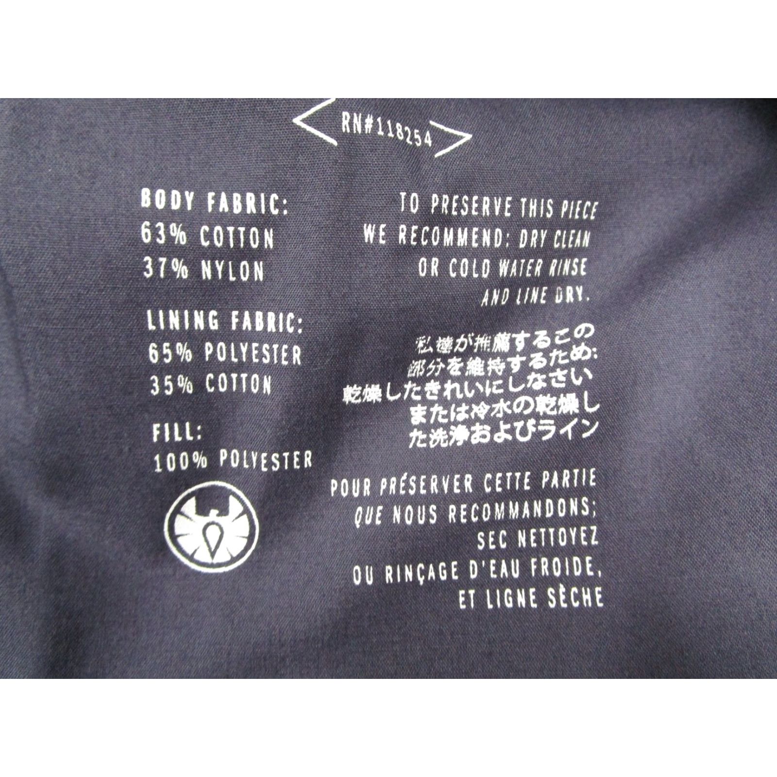 Apolis Apolis Quilted CPO Jacket Mens Medium Navy Blue Shirt Jacket Portugal Project Size US M / EU 48-50 / 2 - 6 Thumbnail